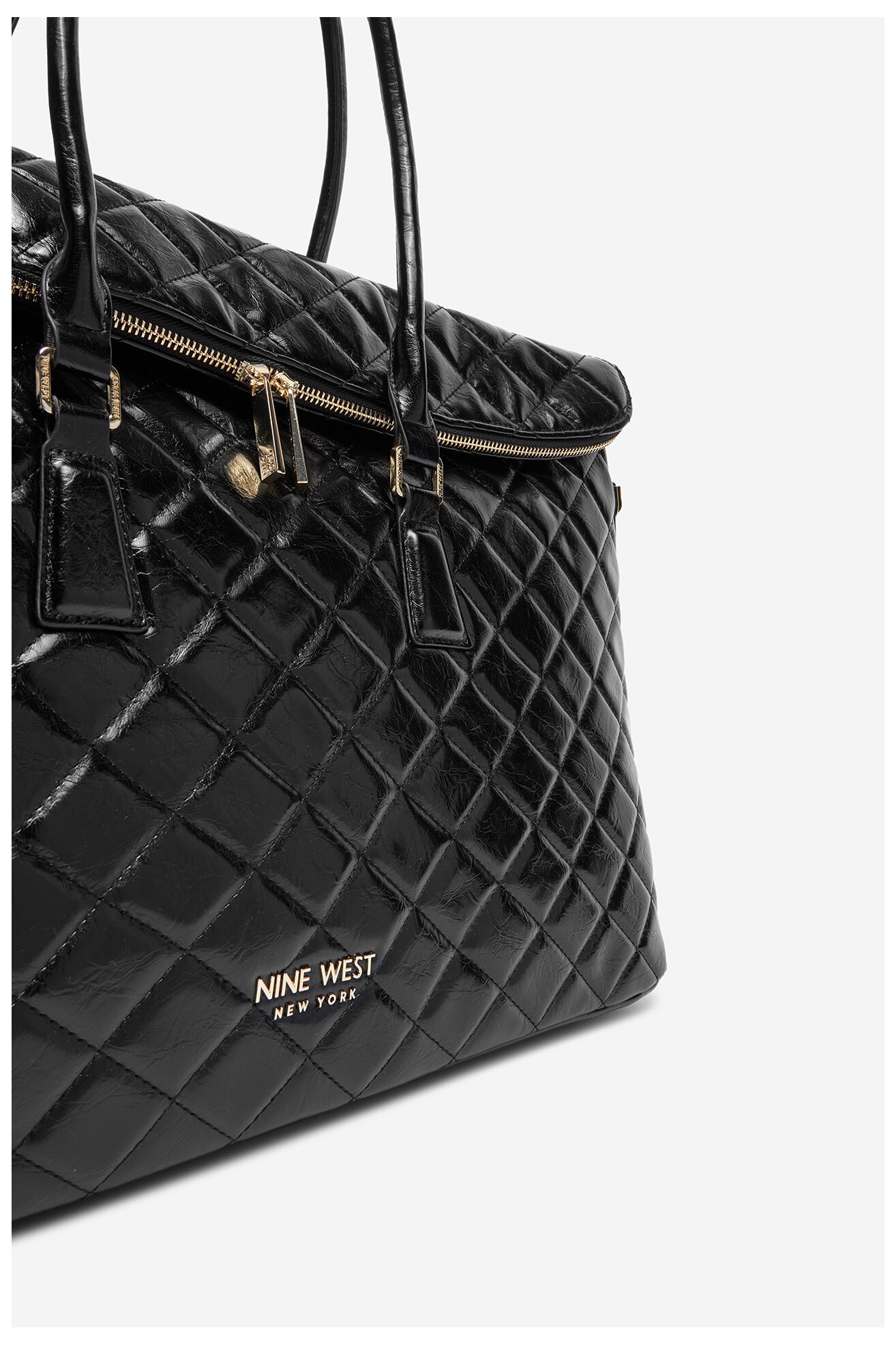 Kézitáska NINE WEST CEO-SOPHIA-LA374-4066 FEKETE