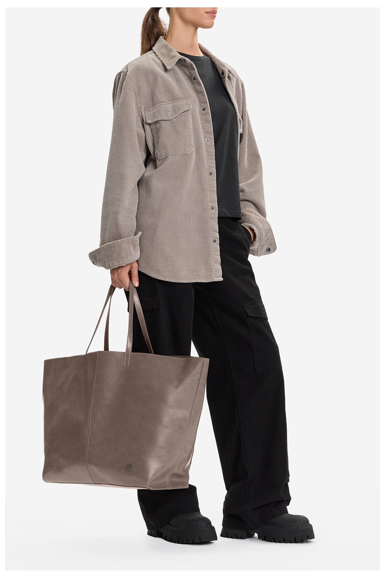 Дамска чанта G-STAR RAW CEO-LILA-LDA8145 ТЪМНОСИВ