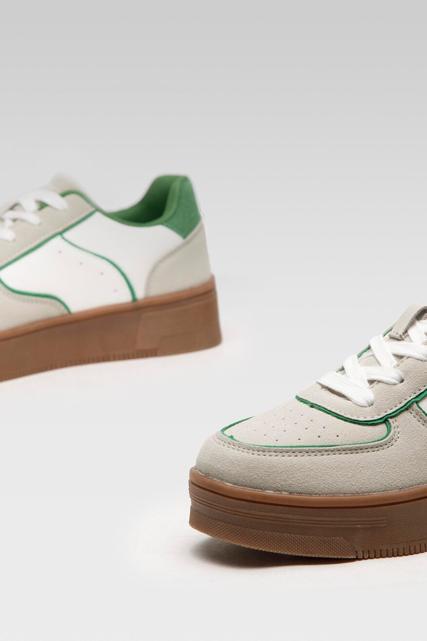 
                Nylon Red - Półbuty zielone - 5904862089294