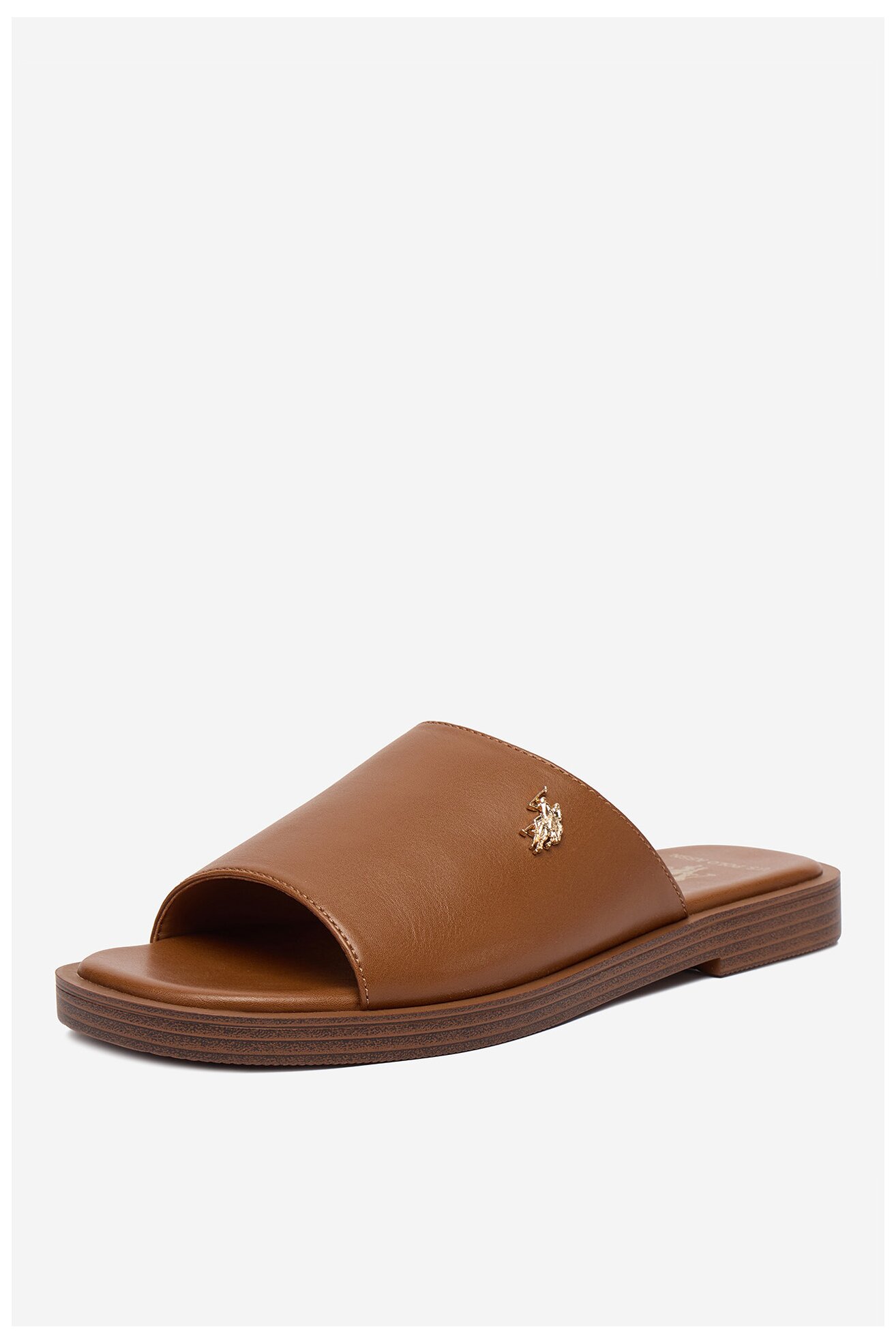 Klapki U.S. POLO ASSN. EO-MARINA003W/6Y1 Camel