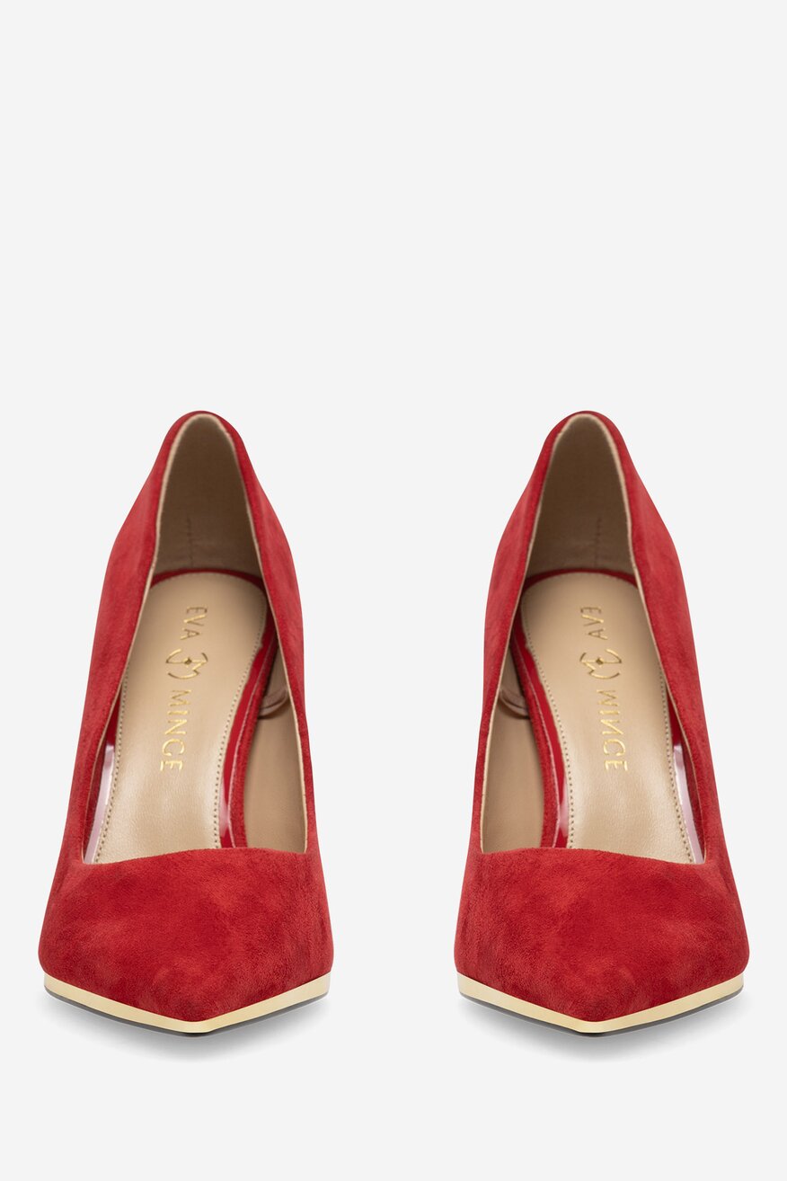 
                EVA MINGE - Szpilki zamszowe - 5905588372608