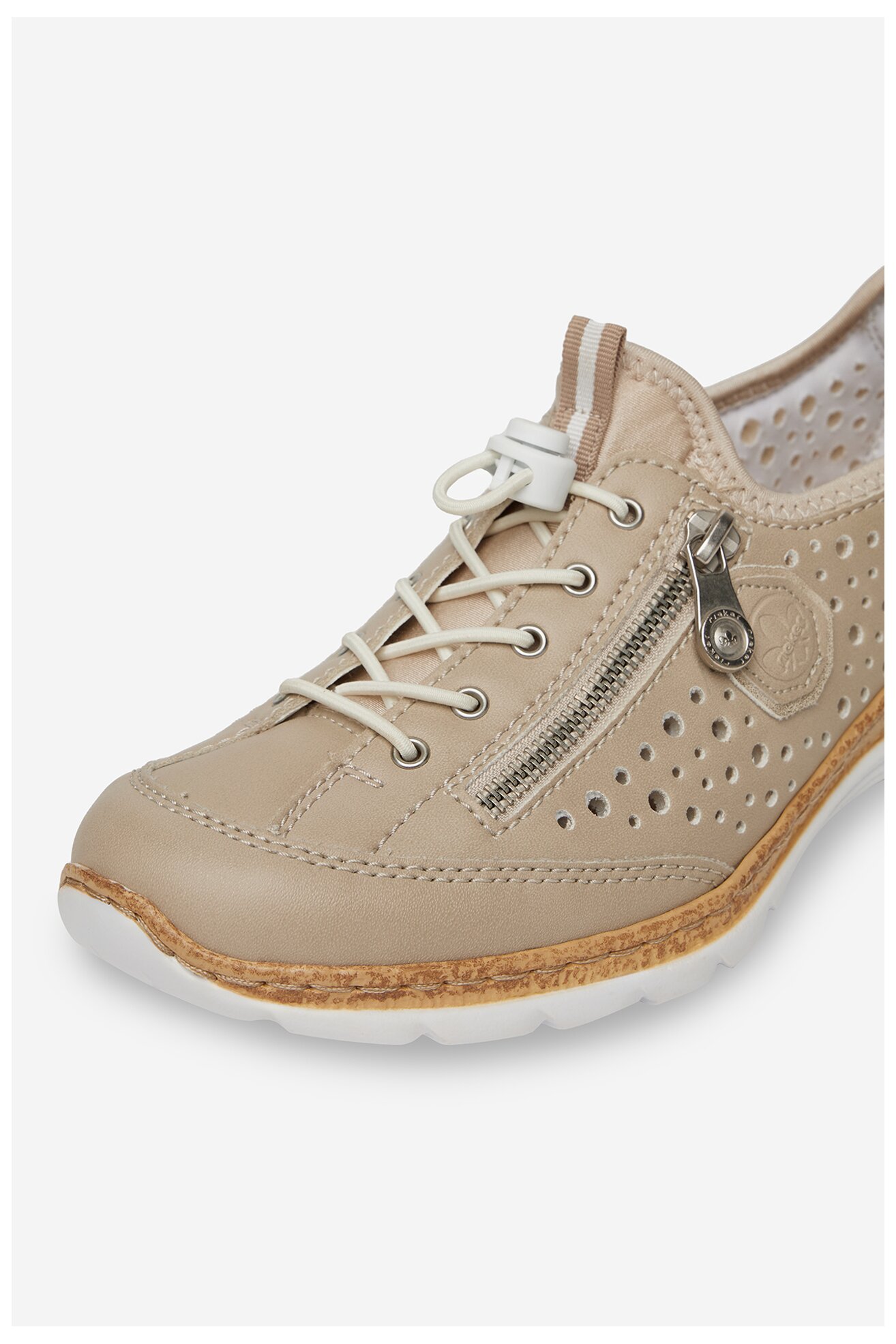 Половинки обувки Rieker N42P6-62 БЕЖОВ