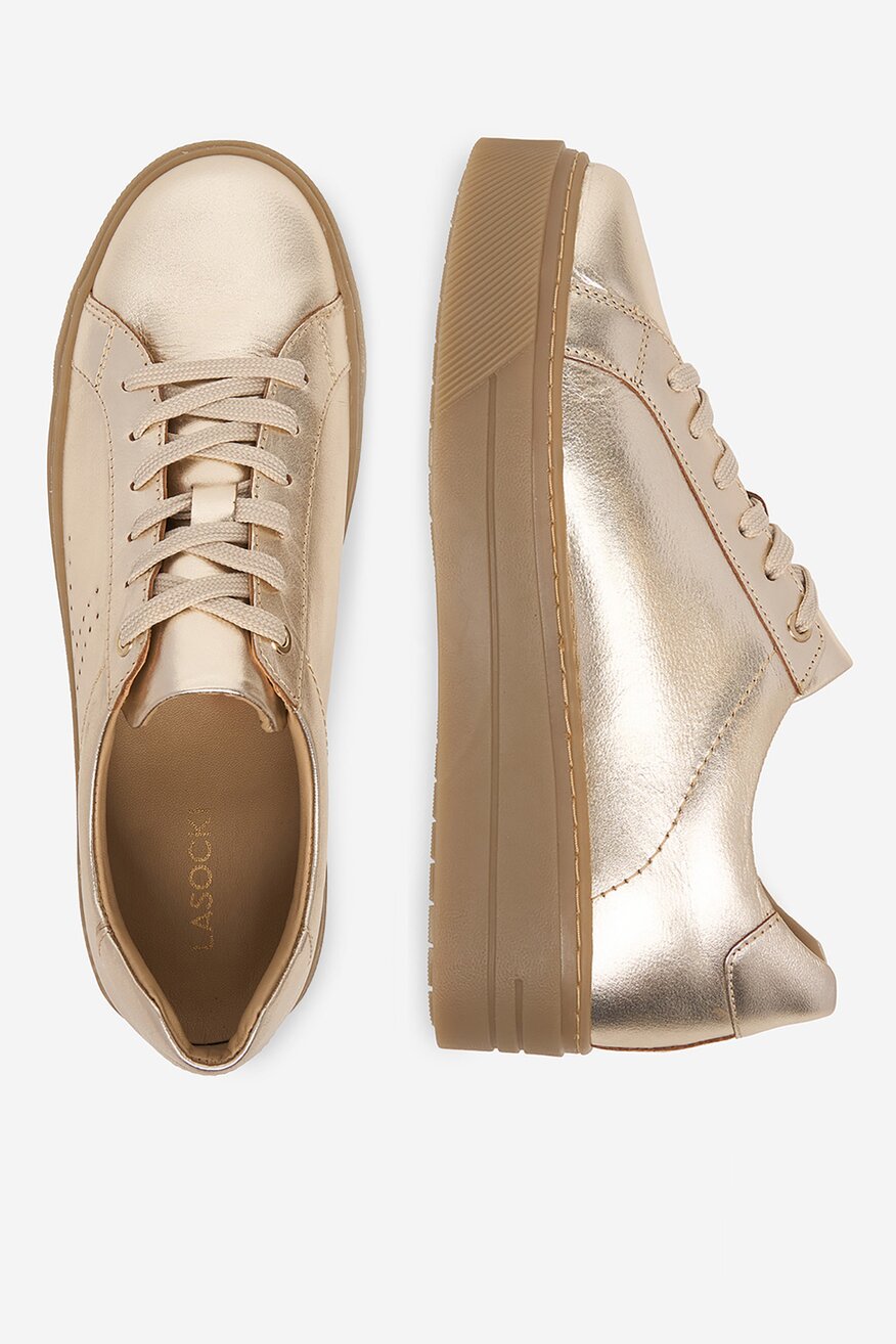 Lasocki - Sneakersy skórzane - 5906751798492