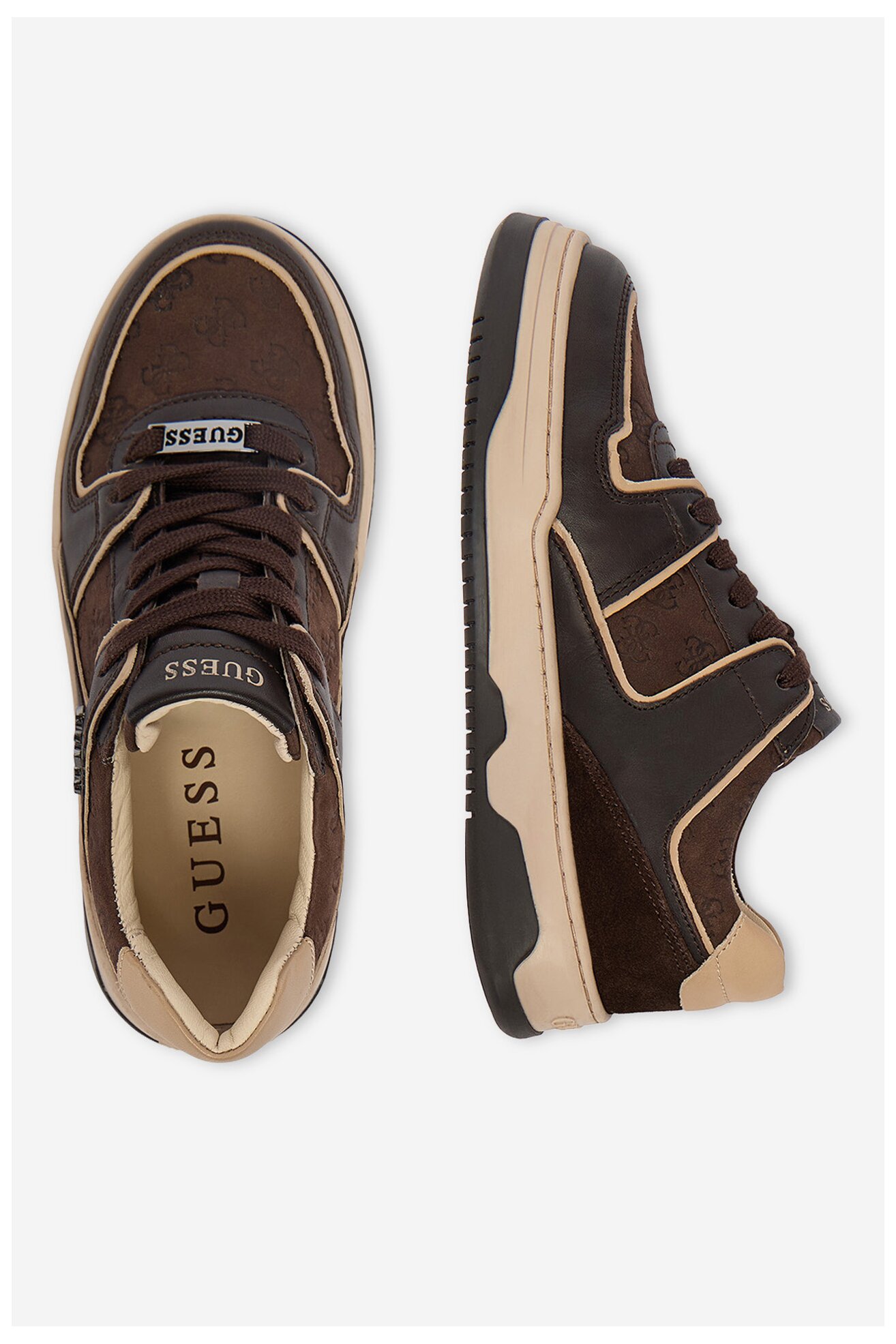 Кросівки GUESS KIDS CEO-BI12-CAROL-02 КОРИЧНЕВИЙ