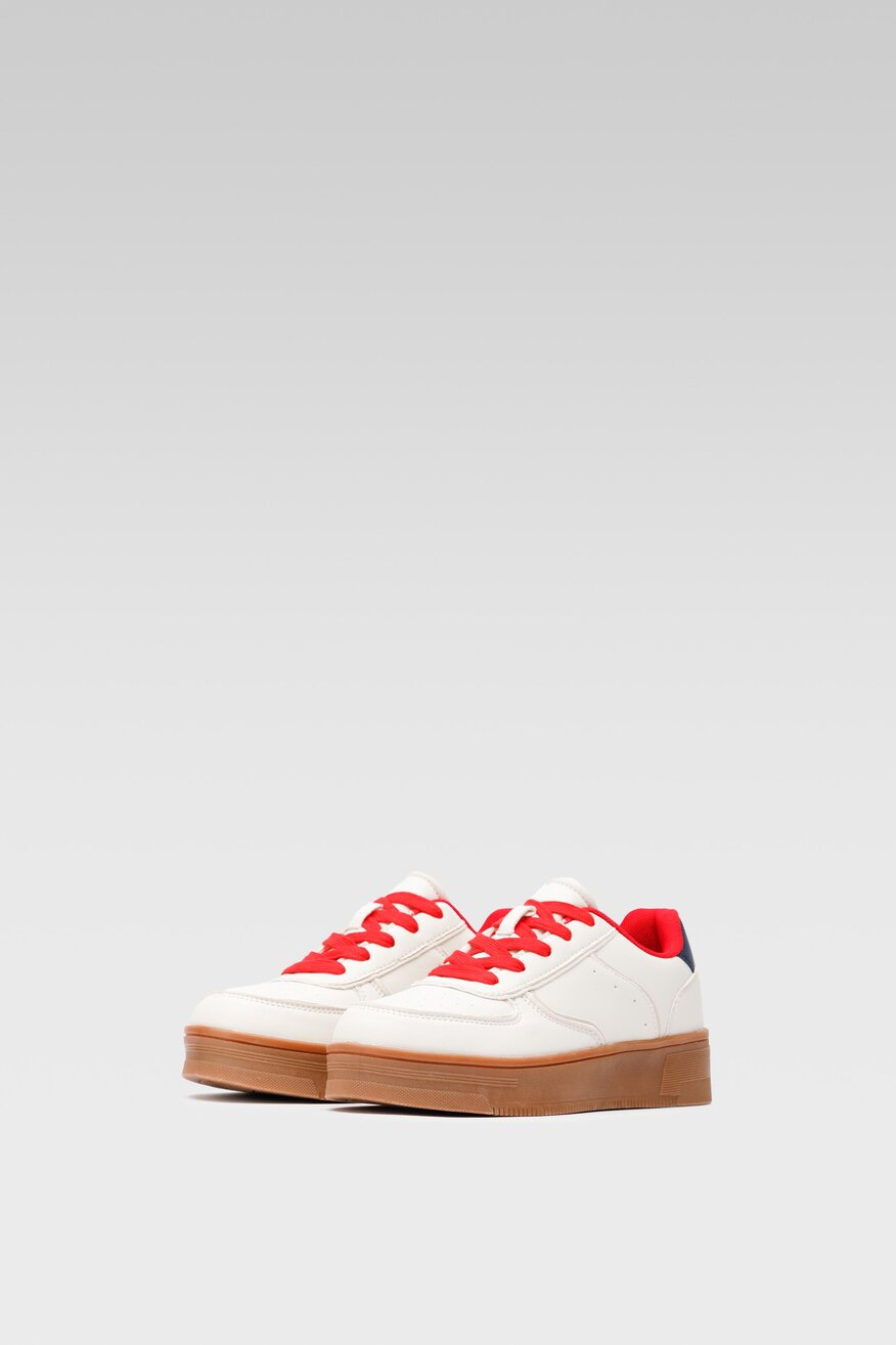 Nylon Red - Półbuty czerwone - 5904862089409