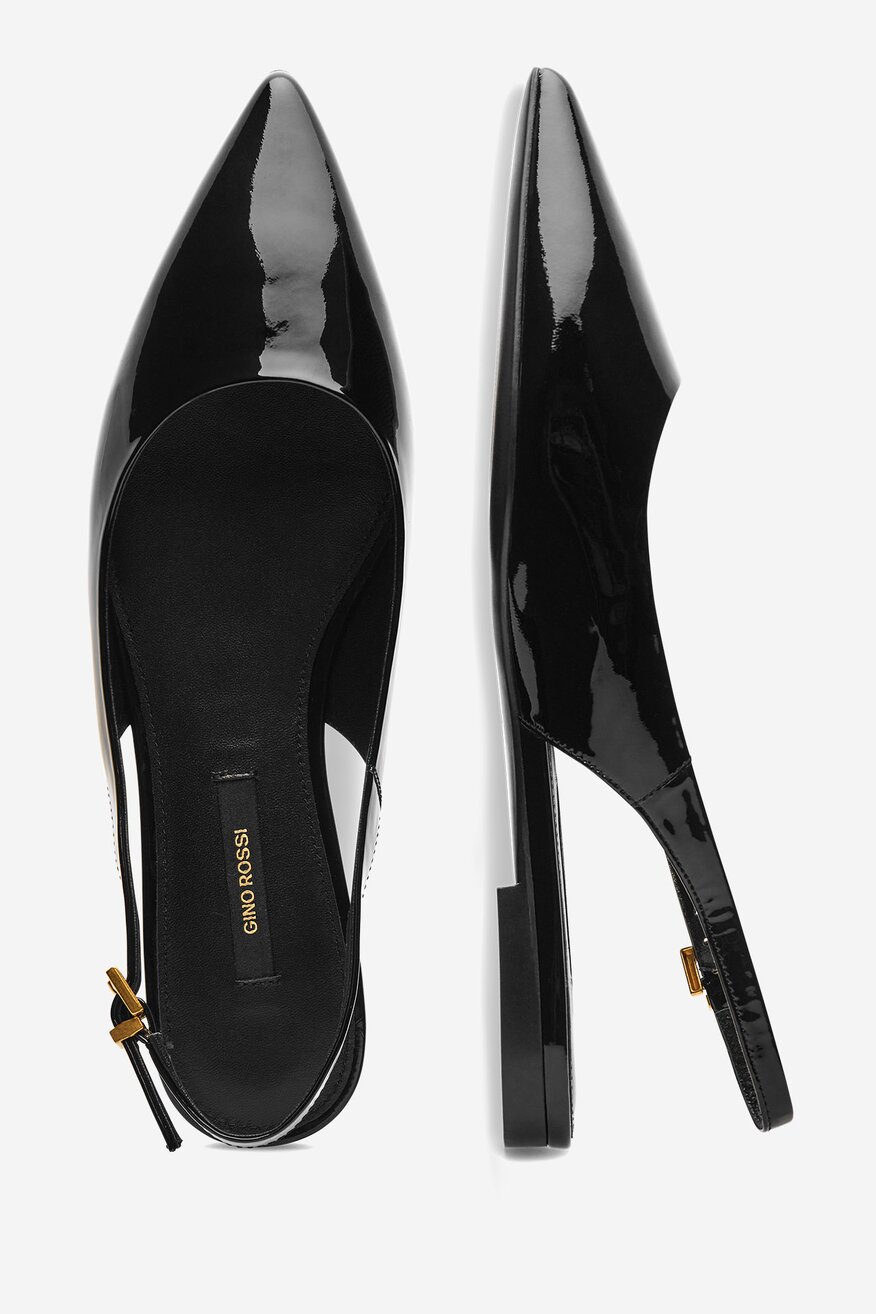 
                Gino Rossi - Baleriny skórzane - 5905588571872