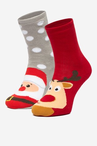 Шкарпетка Jenny Fairy 4WB-003-AW23 (2-PACK) ЧЕРВОНИЙ