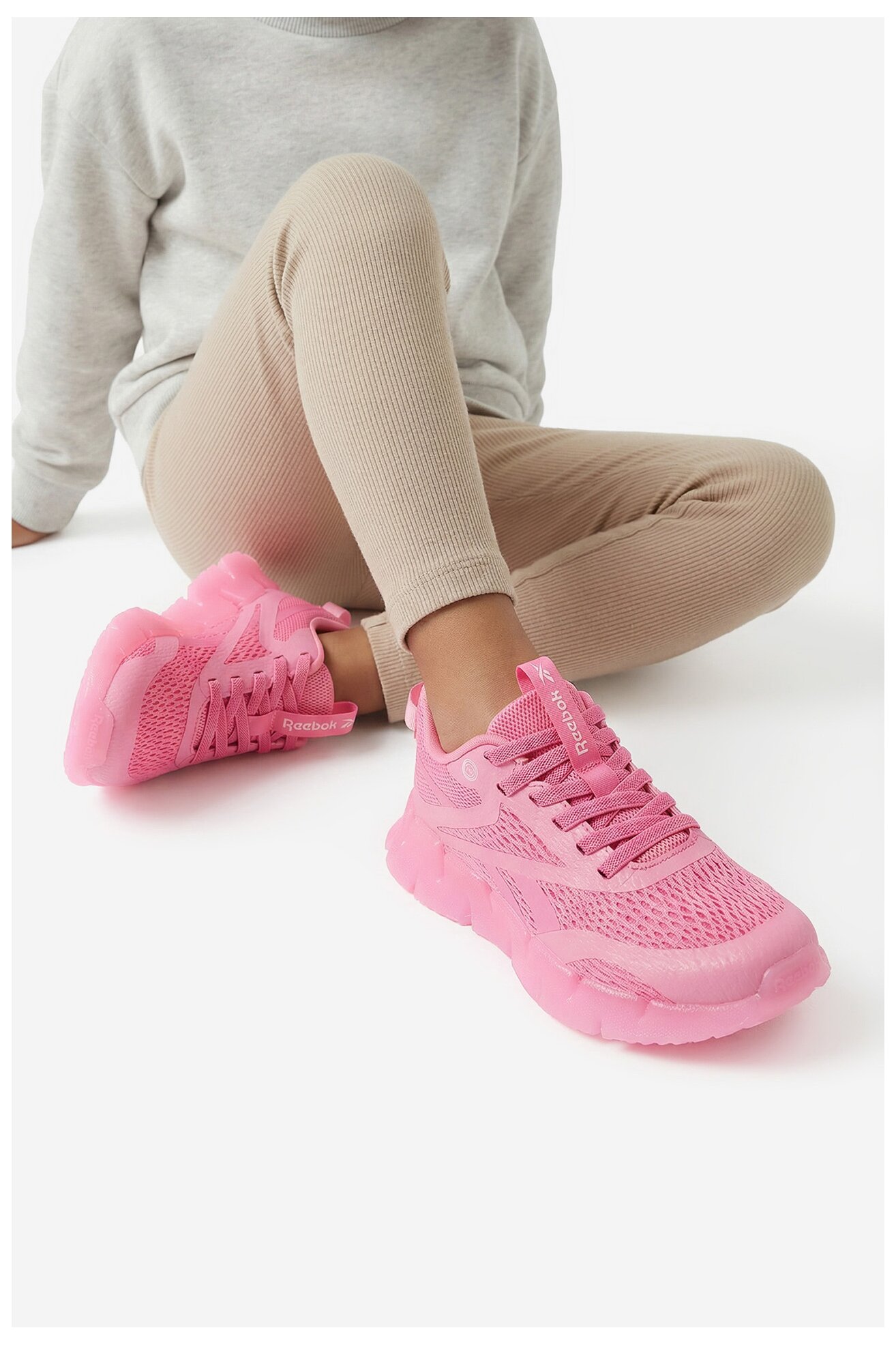 Спортни обувки Reebok EO-ZIG N GLOW 3 ELASTIC LACE 100248754 РОЗОВ