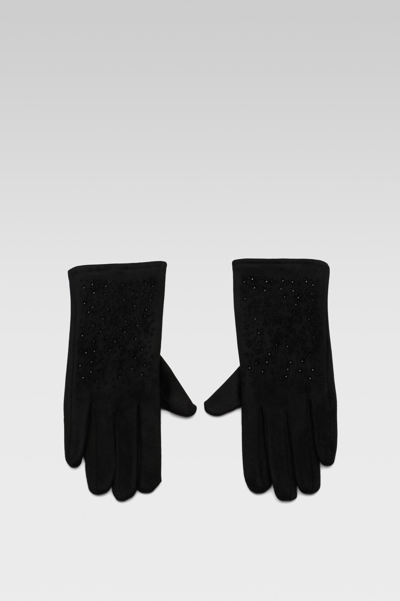 Rękawiczki damskie ACCCESSORIES 1W6-014-AW22 Czarny