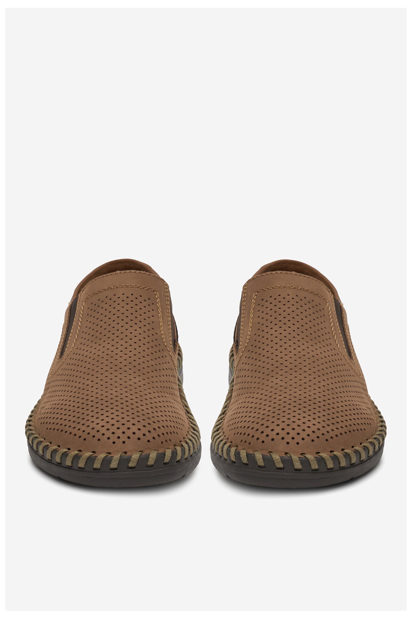 Półbuty Rieker B2460-25 Beżowy