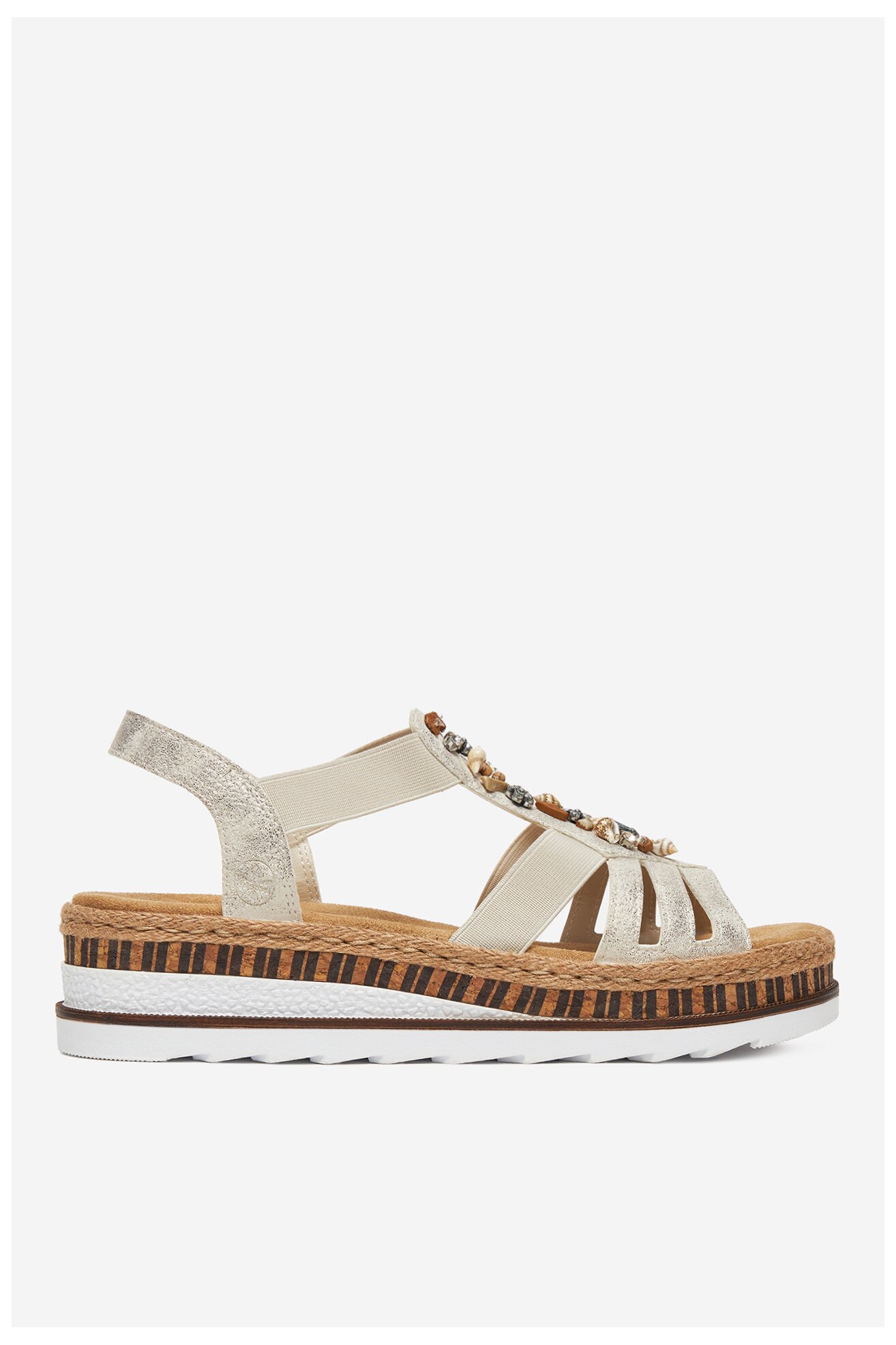 Sandały Rieker V7949-90 Beżowy