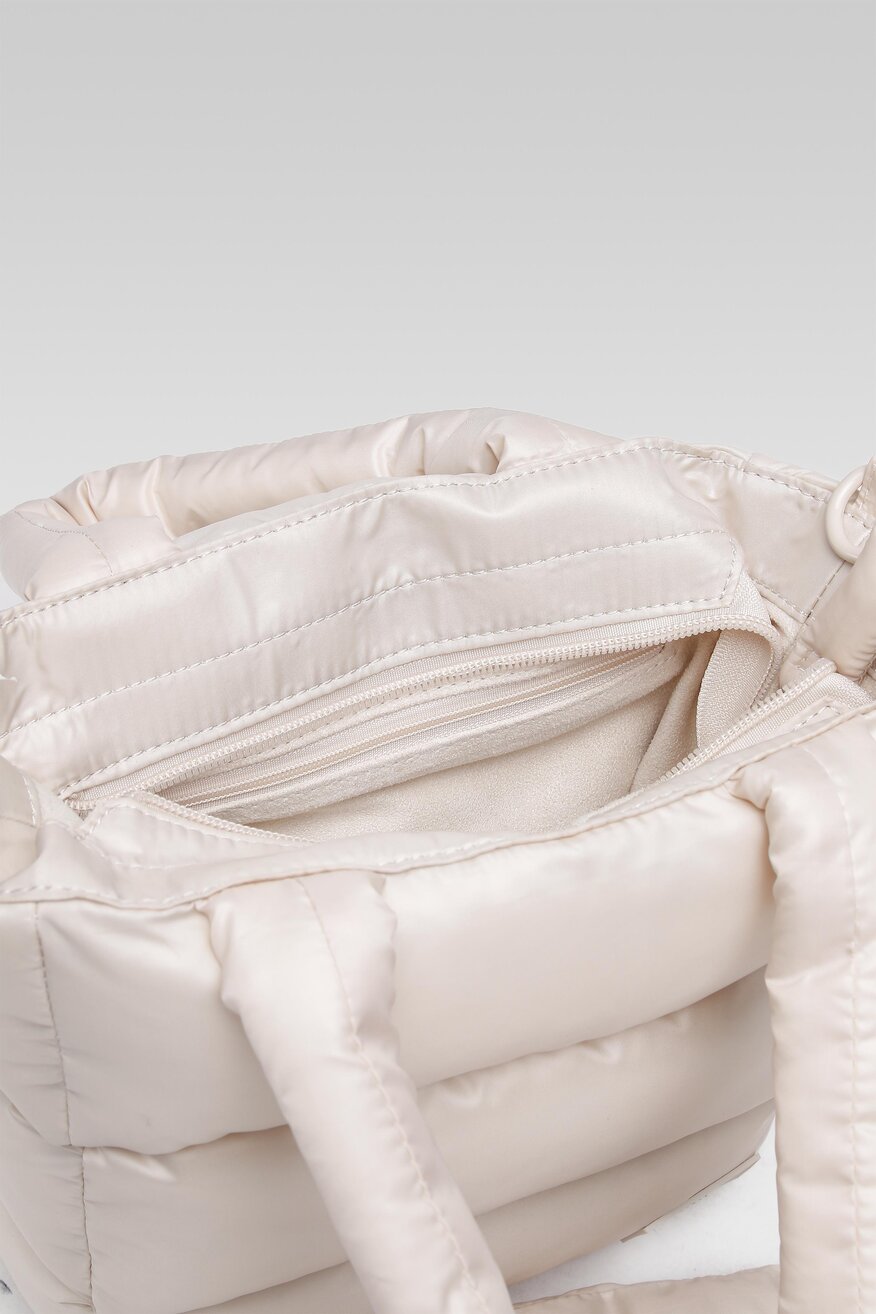 Lasocki - Torebka pikowana beżowa - 5904862448404