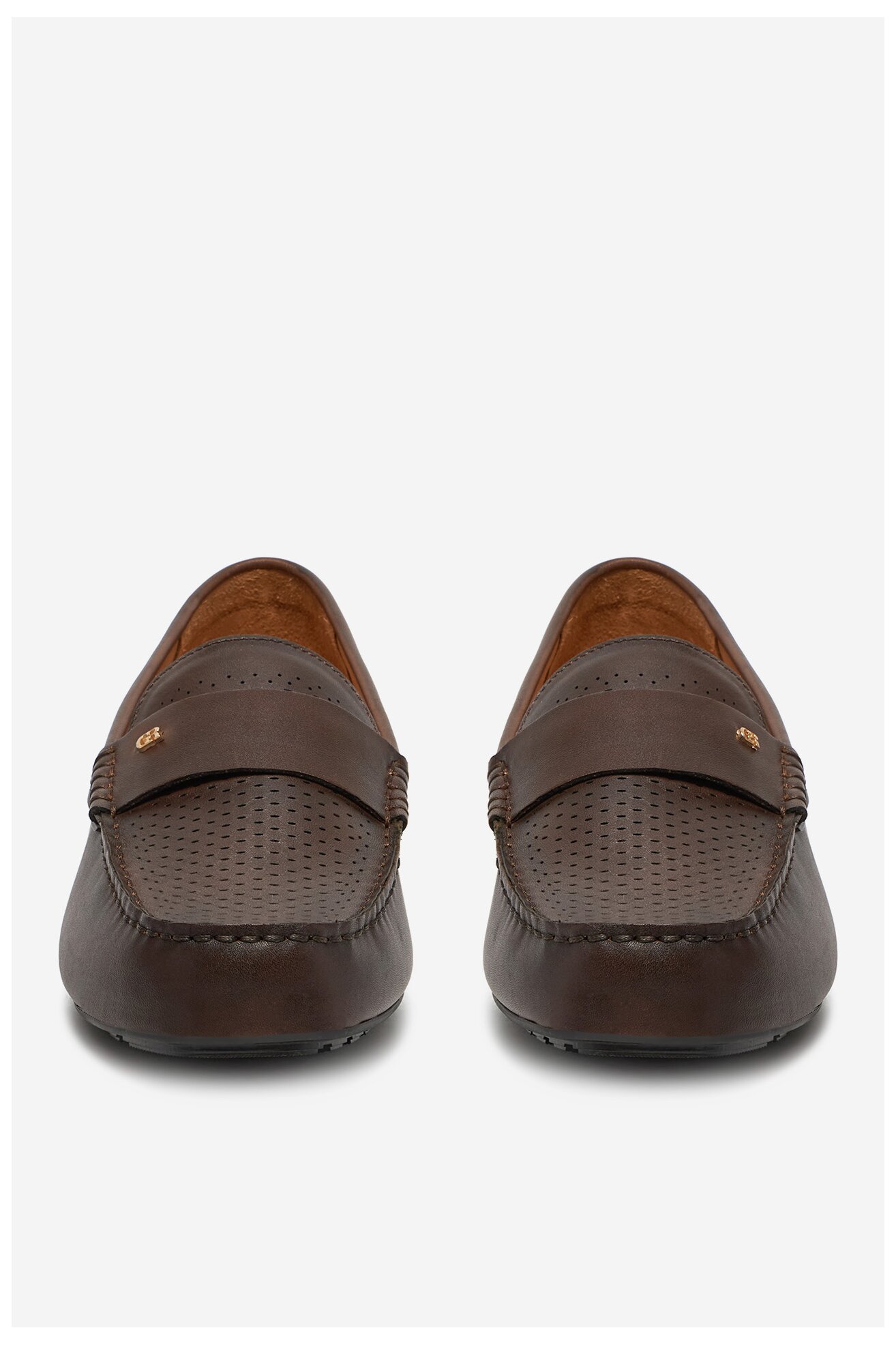 Mokasíny Gino Rossi LUIGI-02 125AM HNĚDÁ