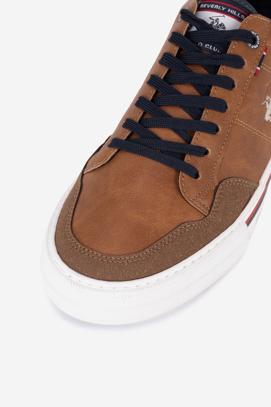 
                Vászoncipő Beverly Hills Polo Club BARNA - 5905588836247