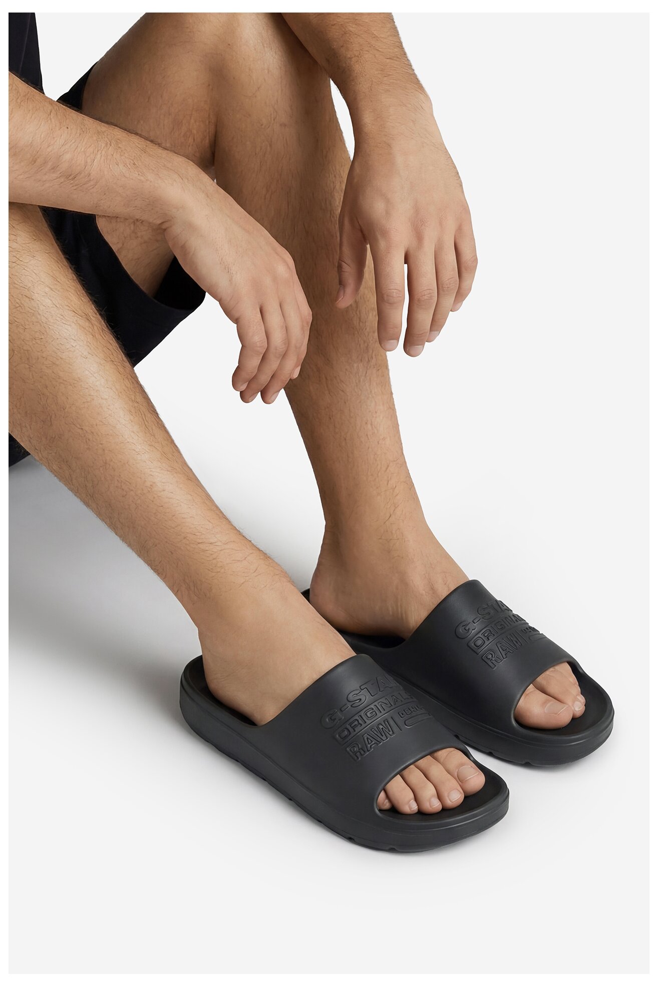 Klapki basenowe G-STAR RAW CEO-M835338 Czarny