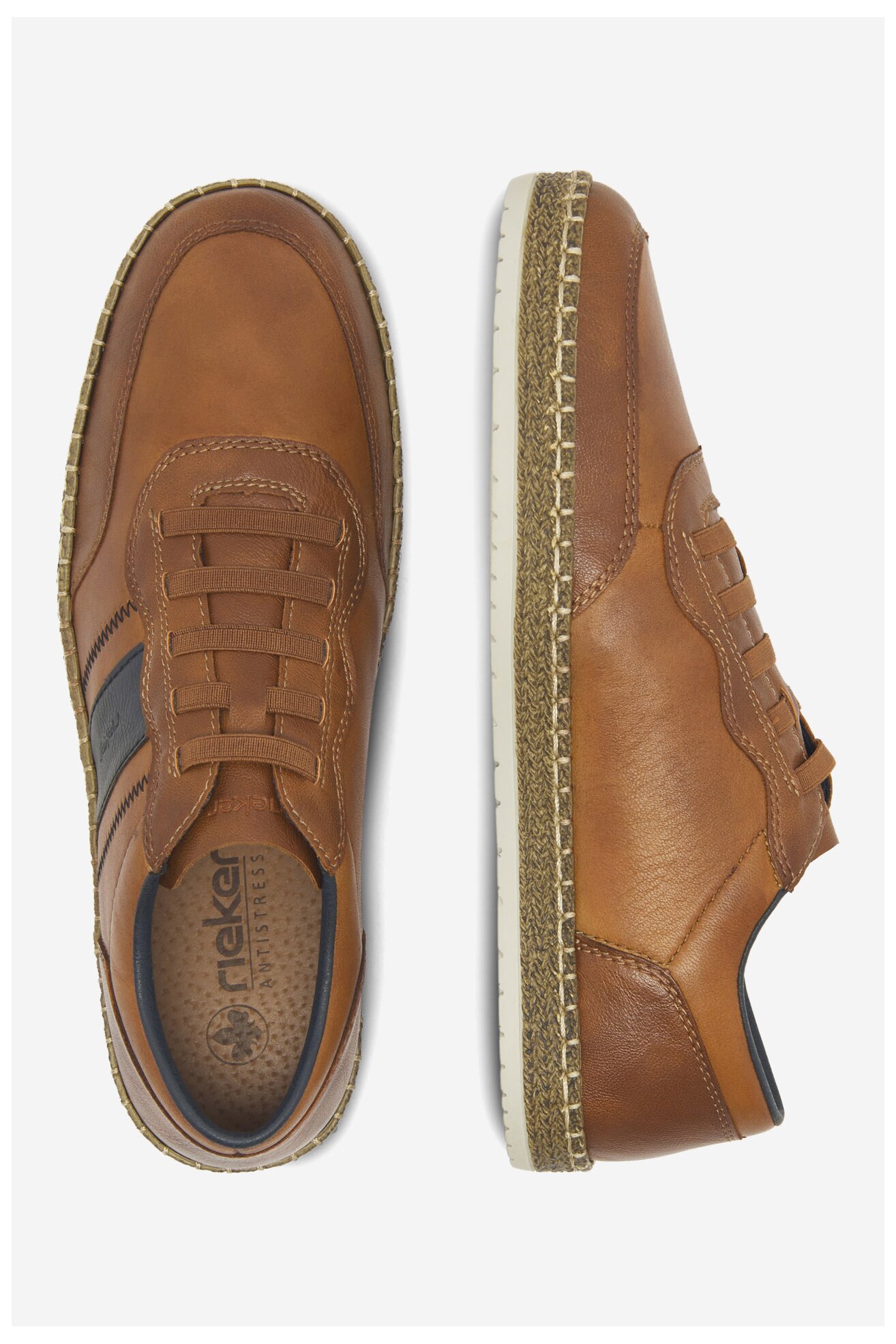 Половинки обувки Rieker B5257-25 КАФЯВ