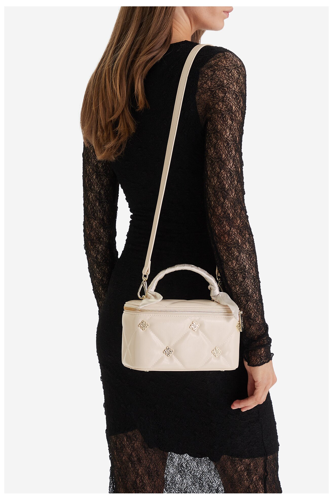 Дамска чанта NINE WEST EO-DELANCEY MOON-KS2575-1 БЕЖОВ