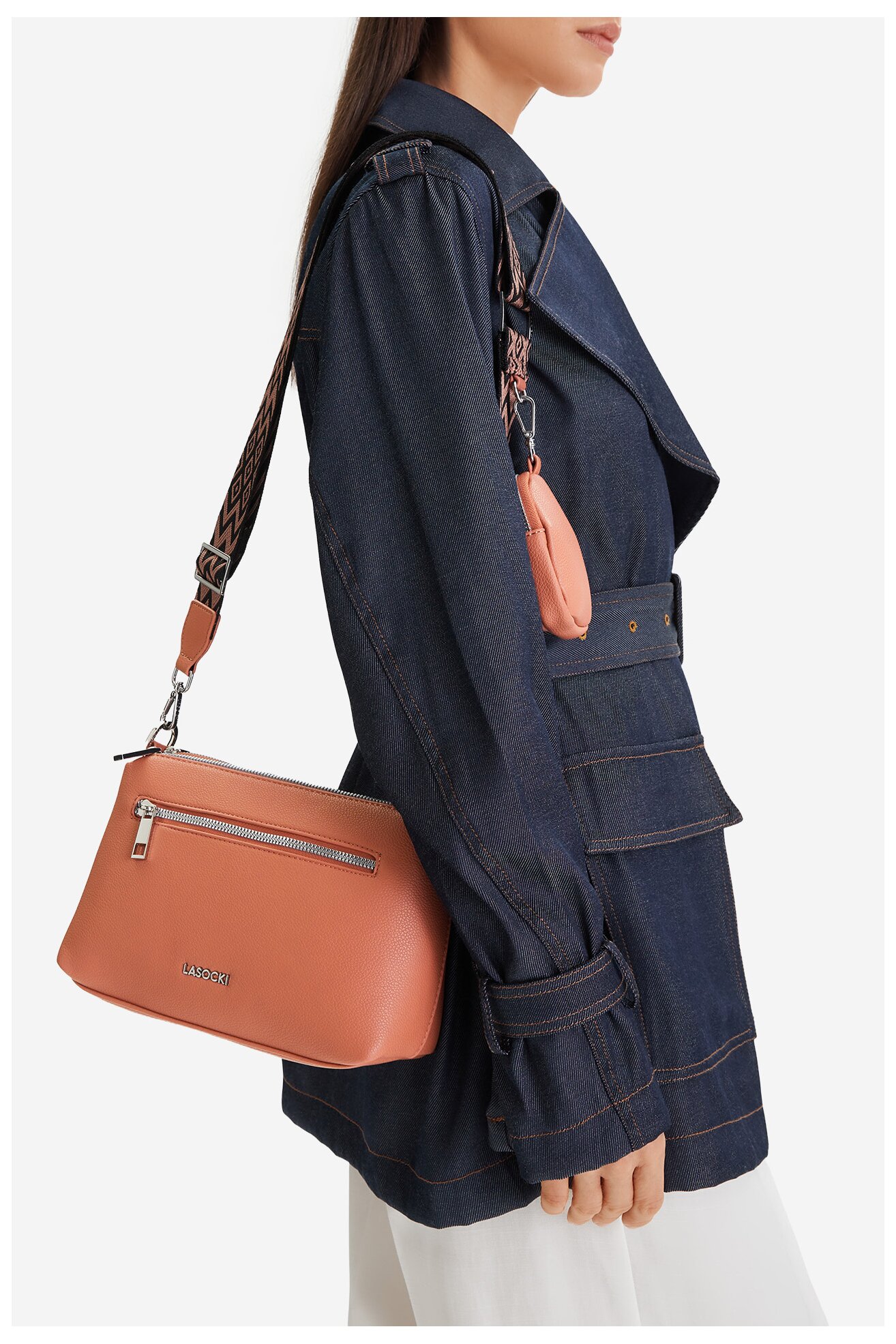 Сумка З Ремінцем Lasocki CEO-LSK-X-011-09 ПЕРСИКОВИЙ