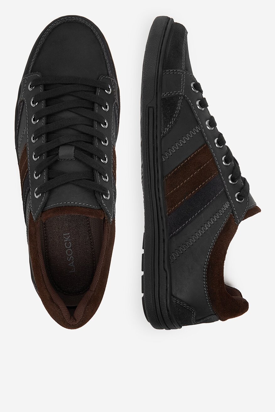 Lasocki - Sneakersy skórzane - 5906751267356