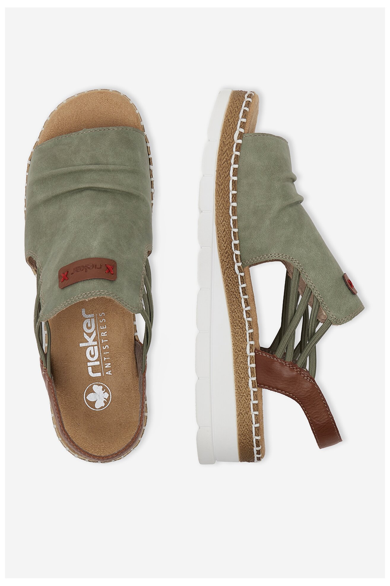 Сандали Rieker CEO-V1261-52 СВЕТЛОМАСЛИНЕН