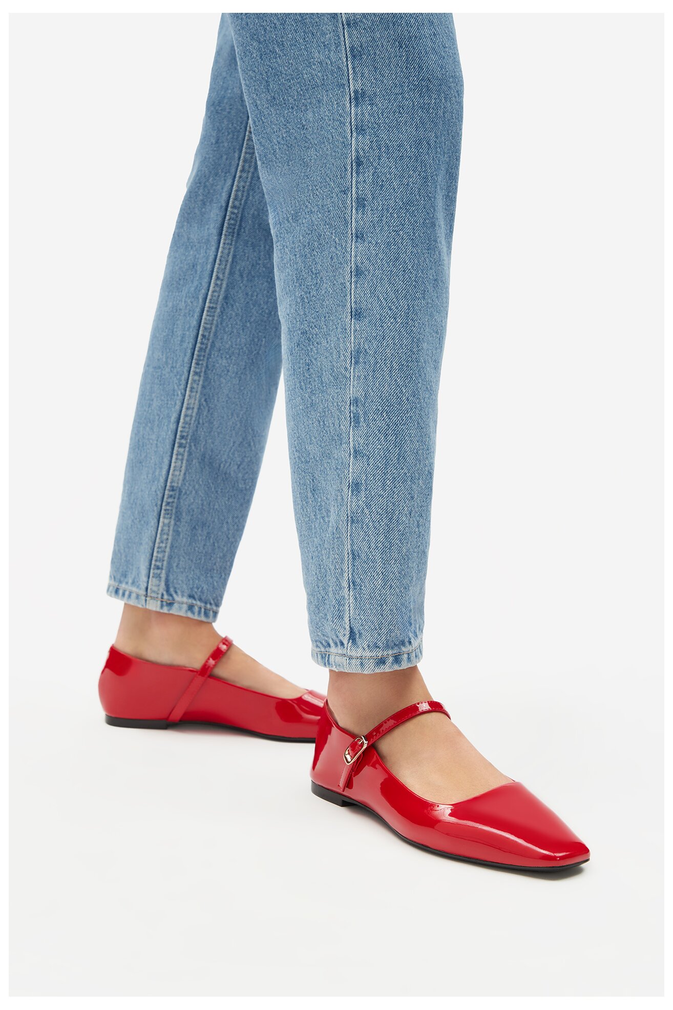 Baleriny Gino Rossi EMMY-V12 Czerwony