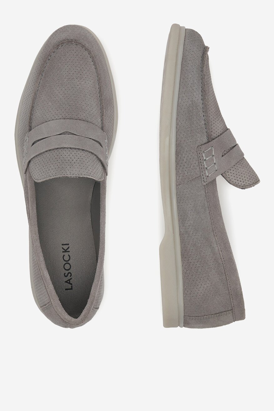 
                Lasocki - Mokasyny zamszowe - 5903698588810