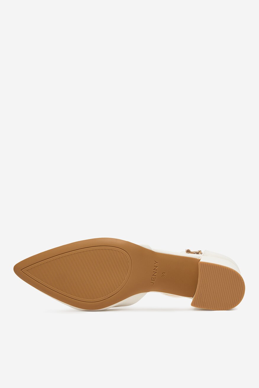 
                Pantofi cu toc Jenny ALB - 5906751556528