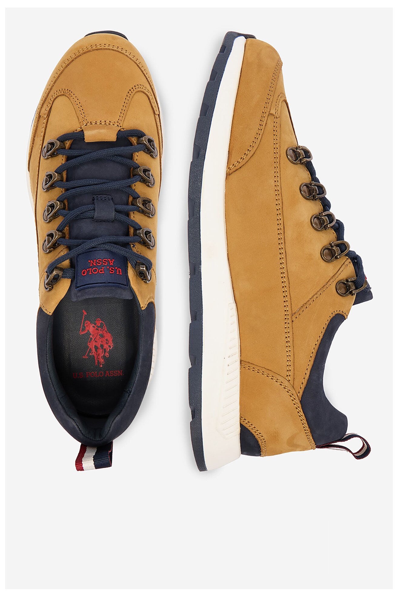 Félcipő U.S. POLO ASSN. EO-VENTUR002M/EL1 CAMEL