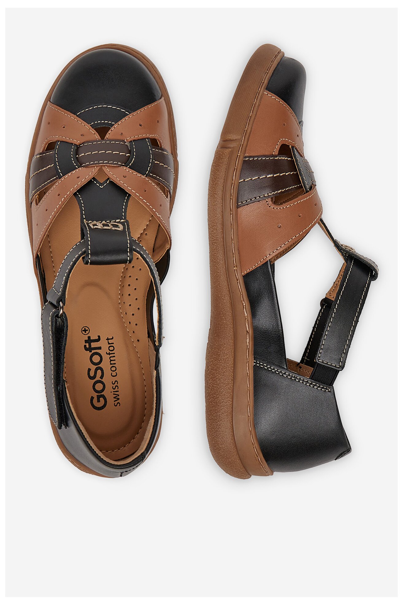 Szandál Go Soft WI23-YUMA-04 FEKETE