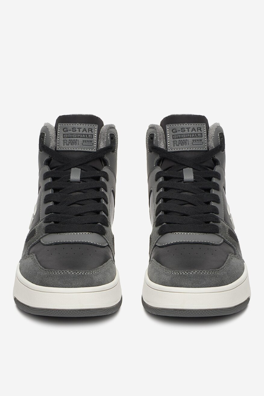 Šněrovací vyšší obuv G-STAR RAW ŠEDÁ - 5906751324172