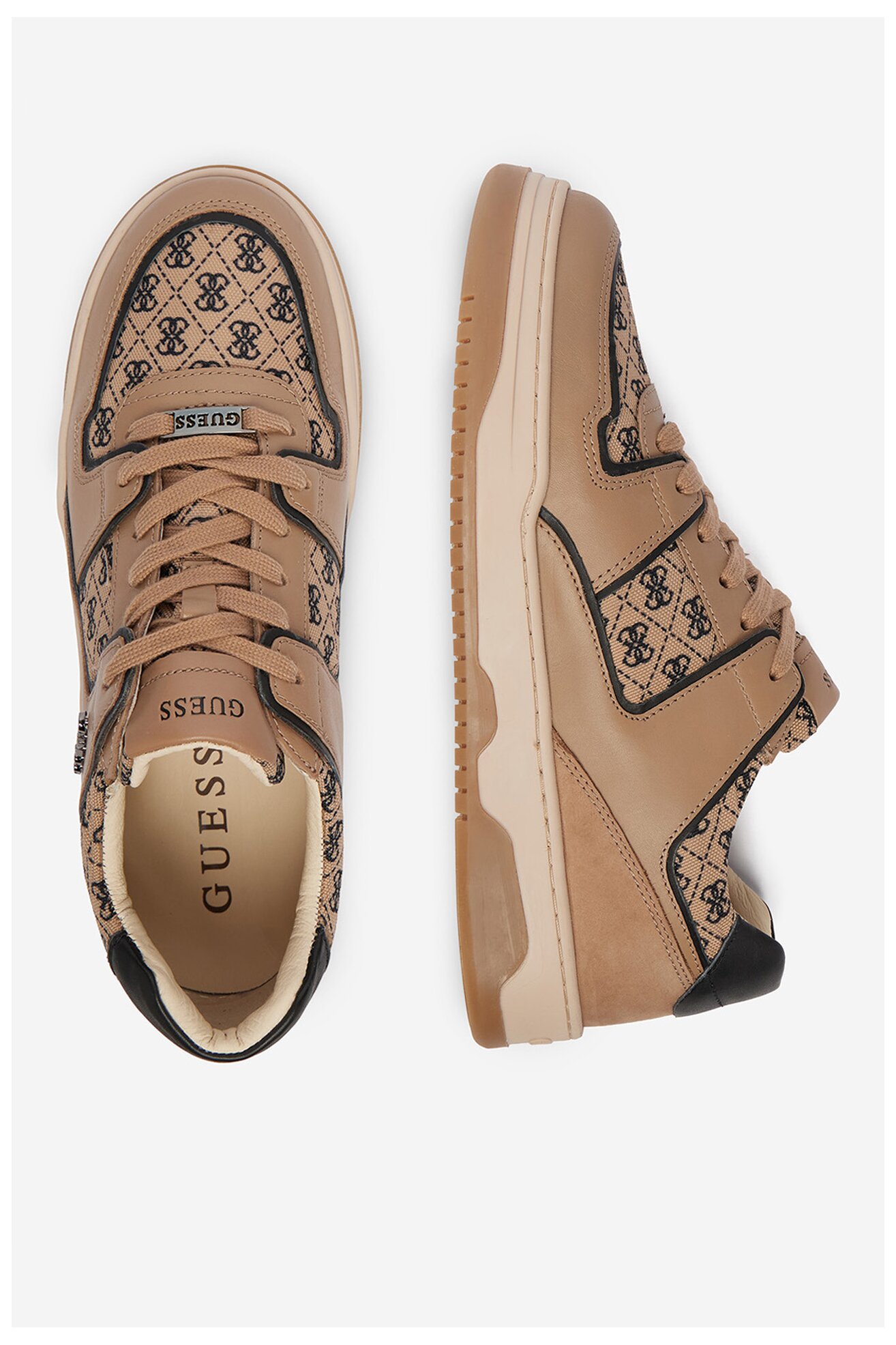 Sneakers GUESS KIDS CEO-BI12-CAROL-01 Camel