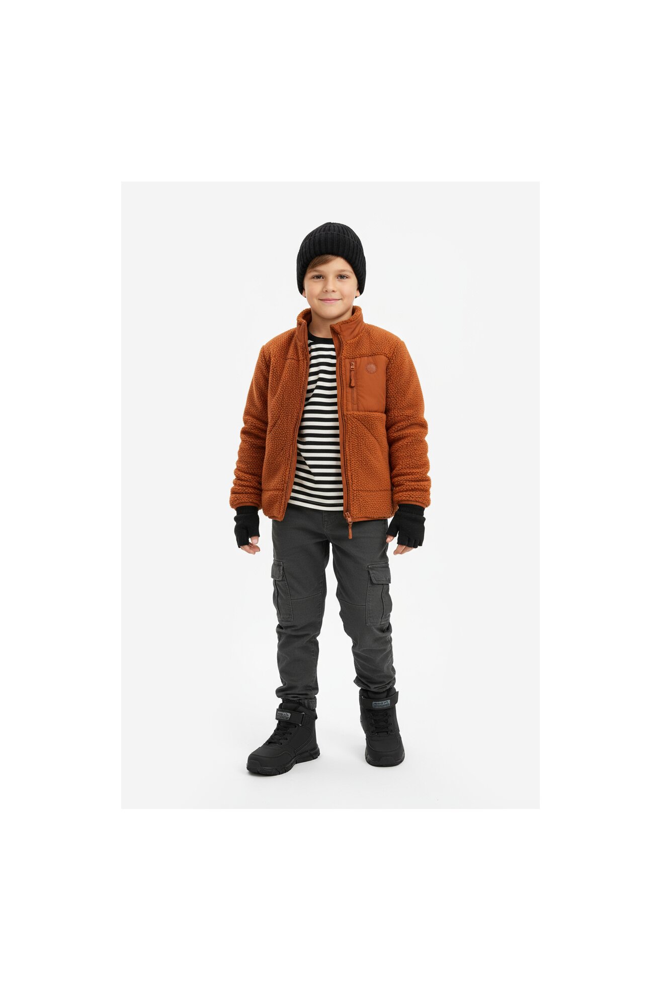 Trzewiki SPRANDI EARTH GEAR CEO-CP87-25050(III)CH Czarny