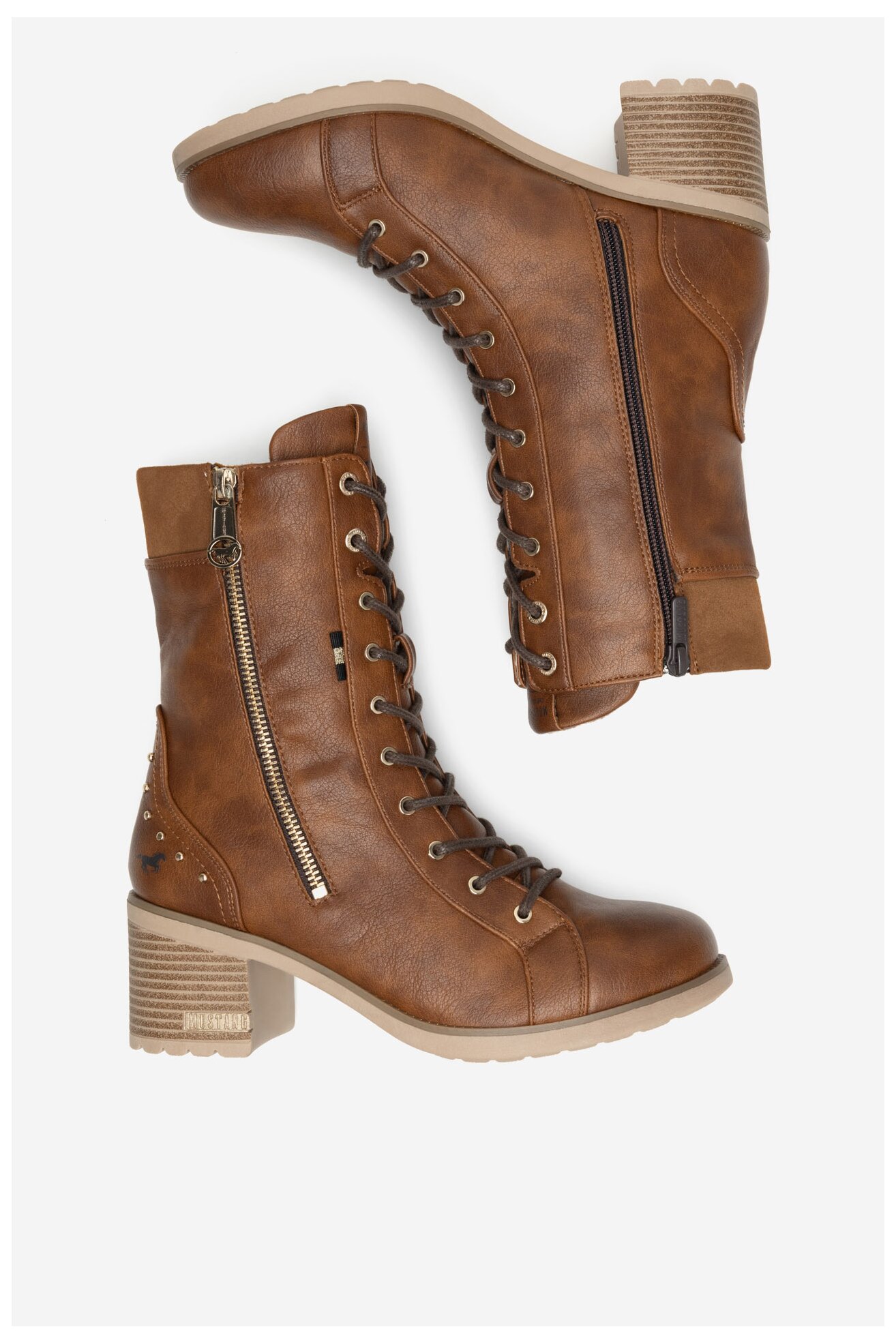 Csizma Mustang 1441-508-307 BARNA