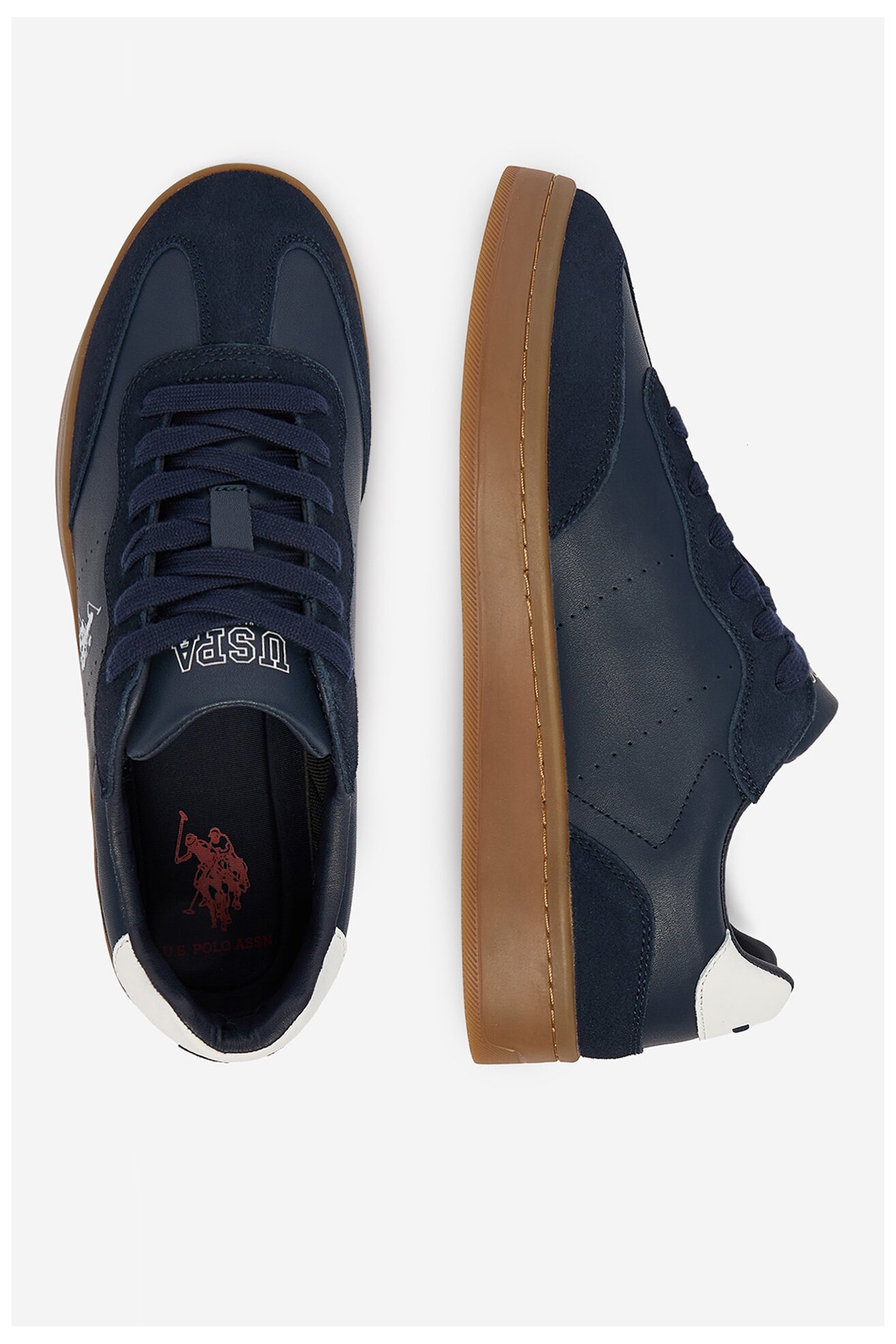 Sneakers U.S. POLO ASSN. EO-ROWAN001M/6LS1 Granatowy