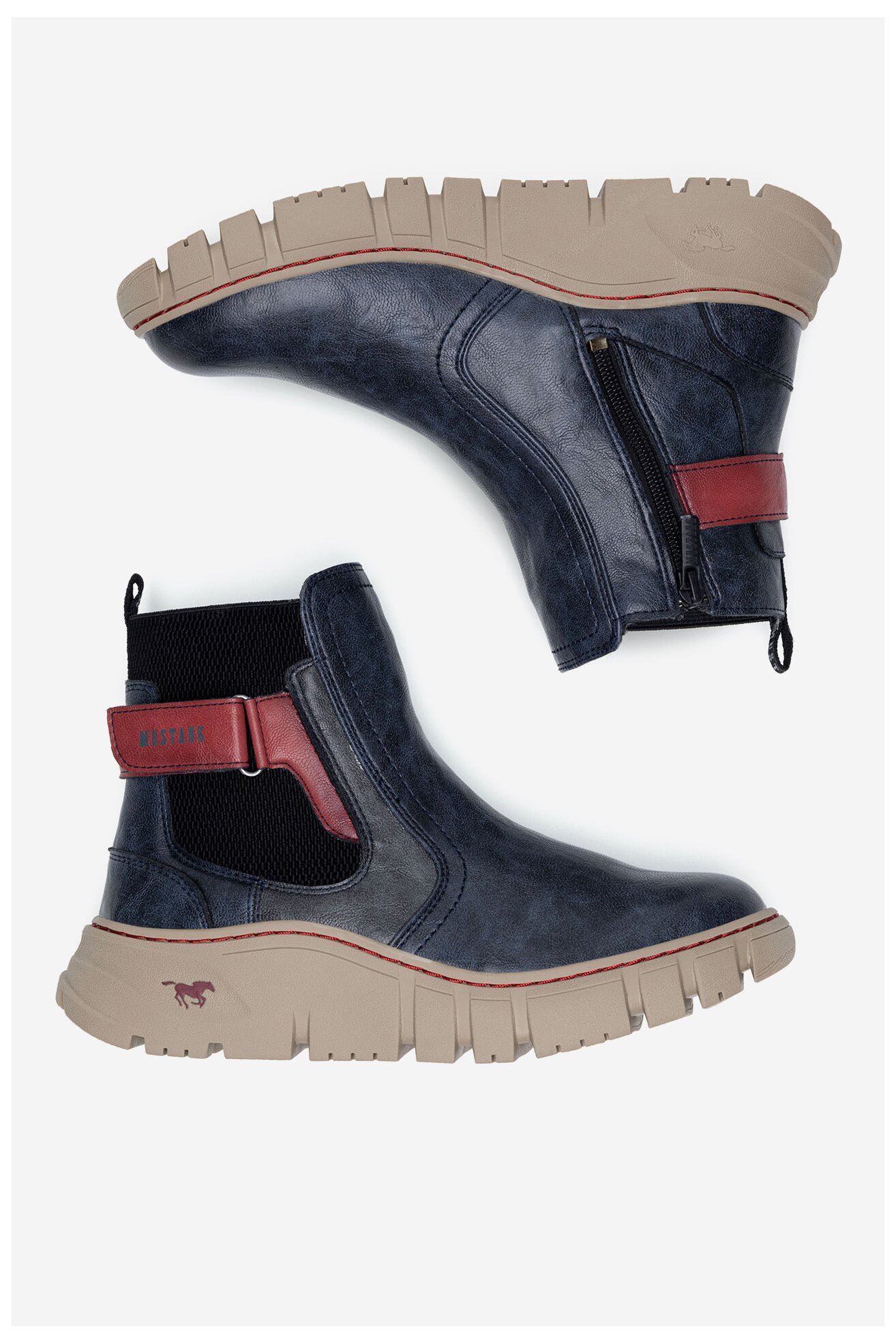 Ghete Mustang 1499-603-820 BLEUMARIN