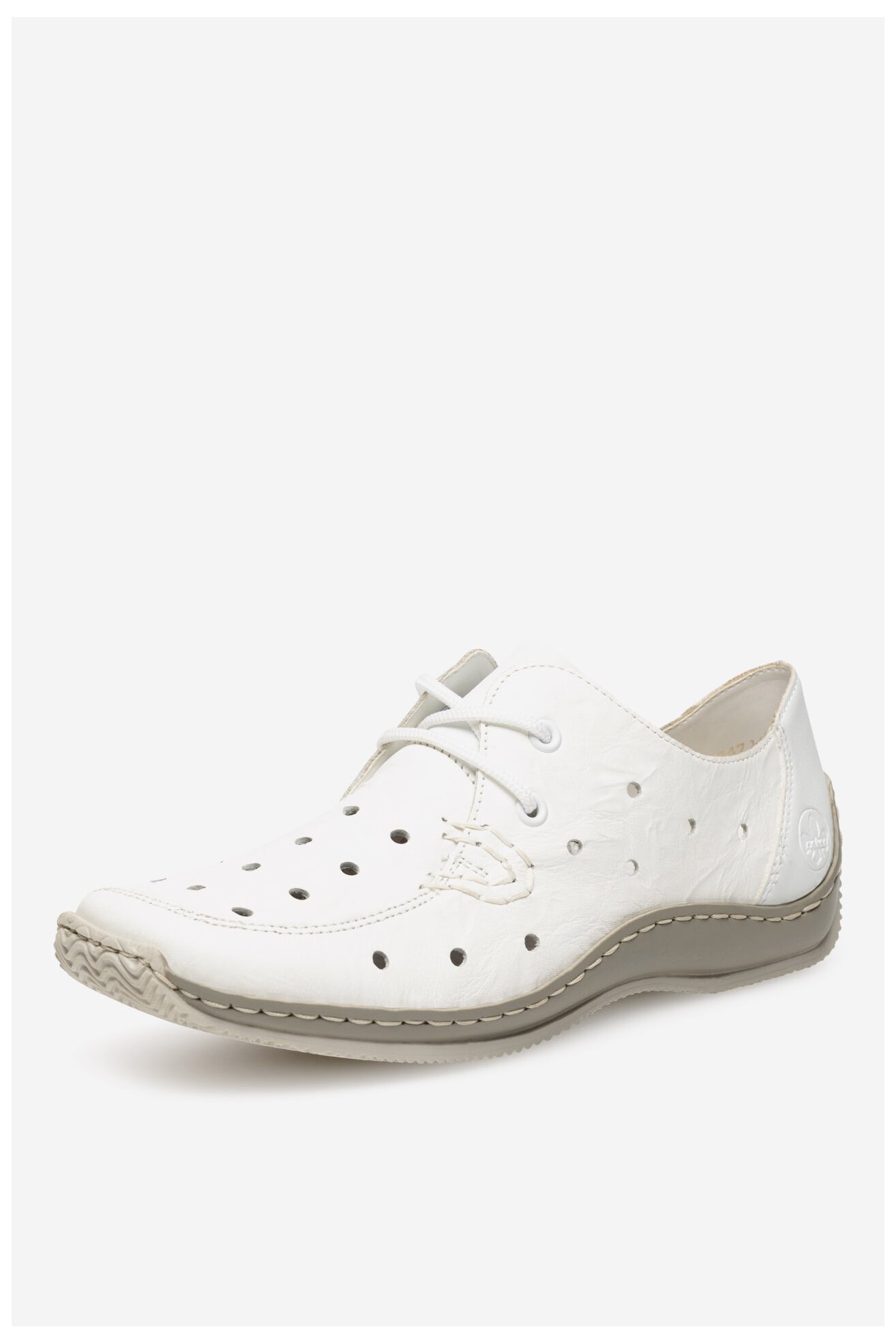 Félcipő Rieker L1715-80 FEHÉR