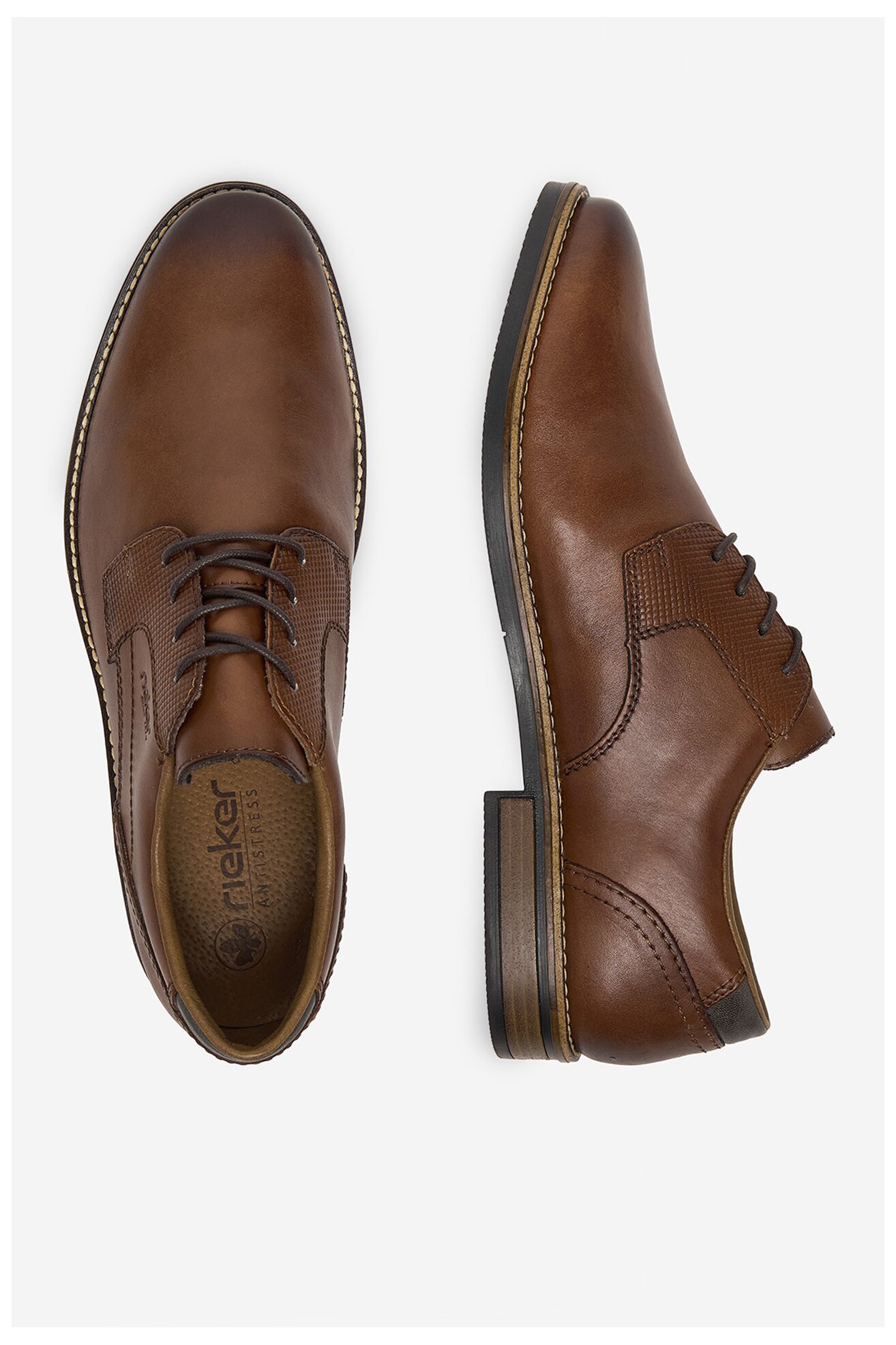 Półbuty Rieker CEO-13523-24 Brązowy