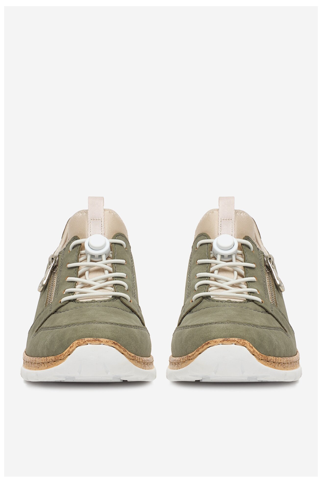 Półbuty Rieker CEO-N42G0-52 Oliwkowy jasny