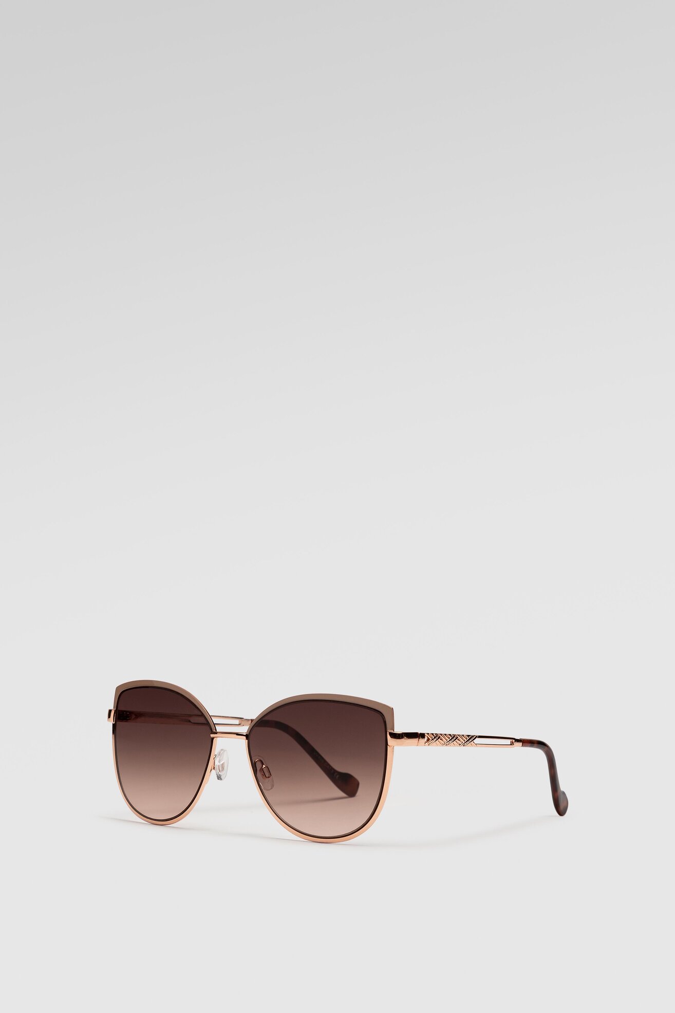 Okulary damskie ACCCESSORIES 1WA-015-SS22 Brązowy