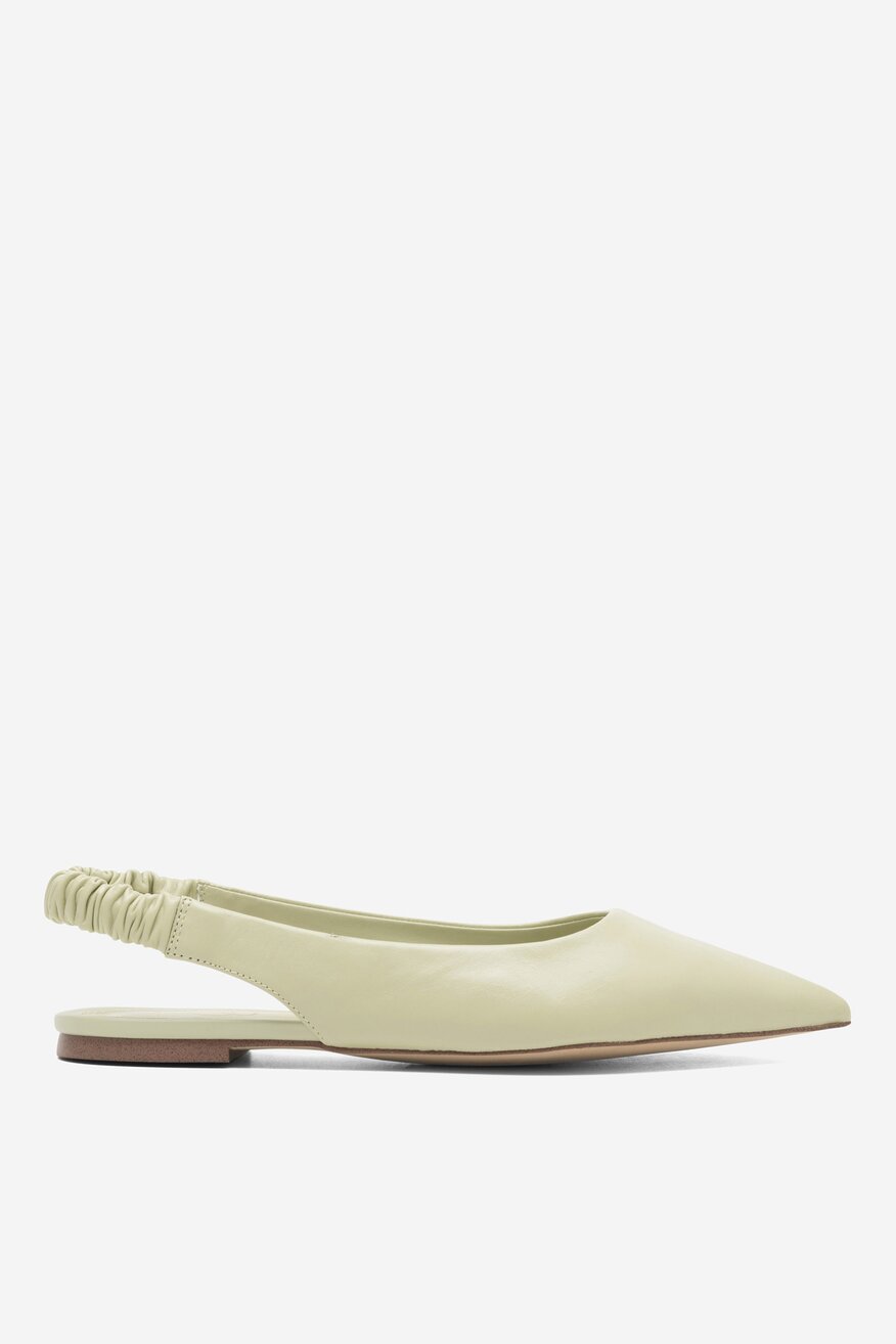 SAM EDELMAN - Baleriny skórzane bez pięty - 2230042232147