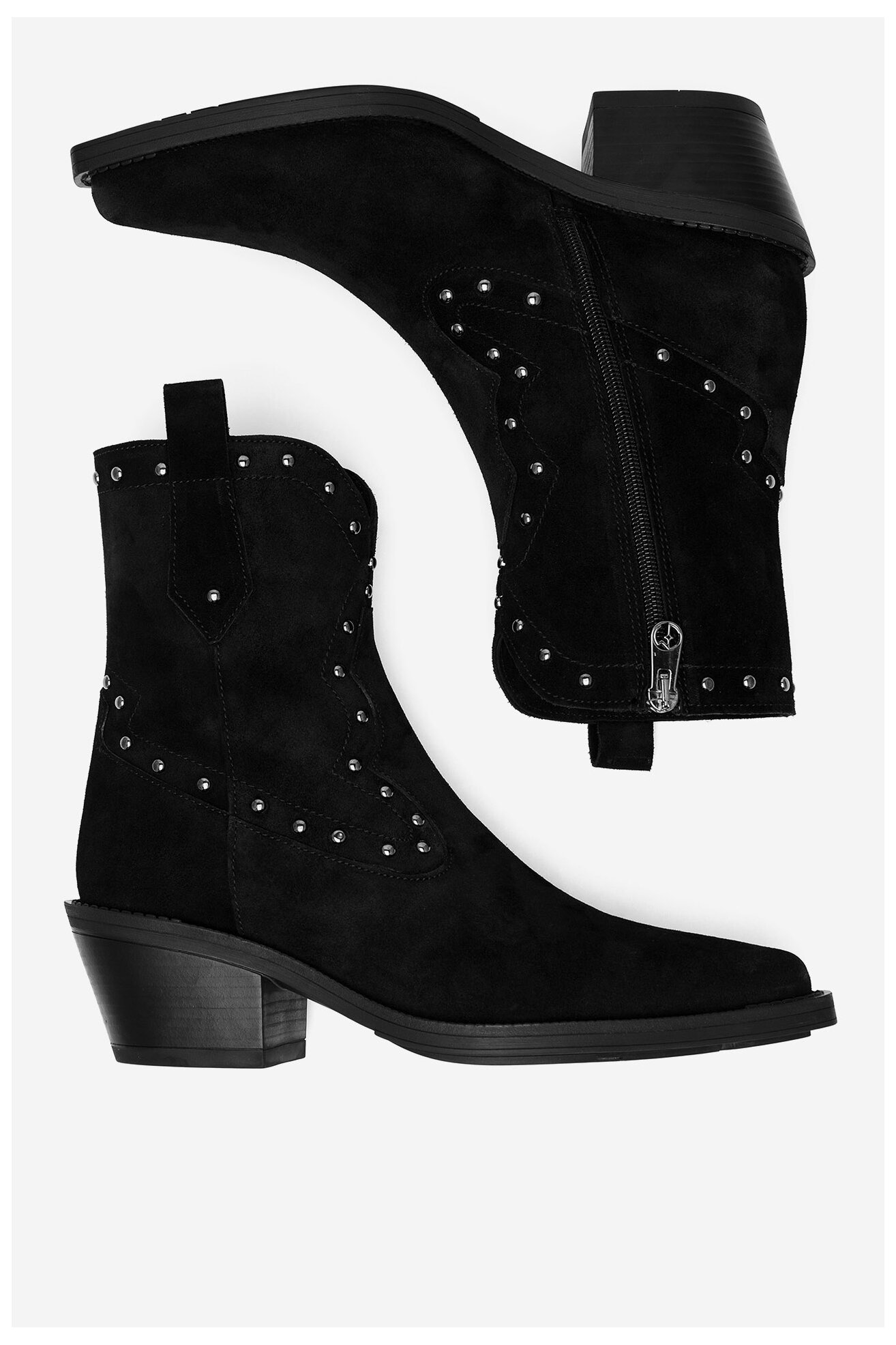 Ботильйони EVA MINGE PHASELIS-0782. ЧОРНИЙ