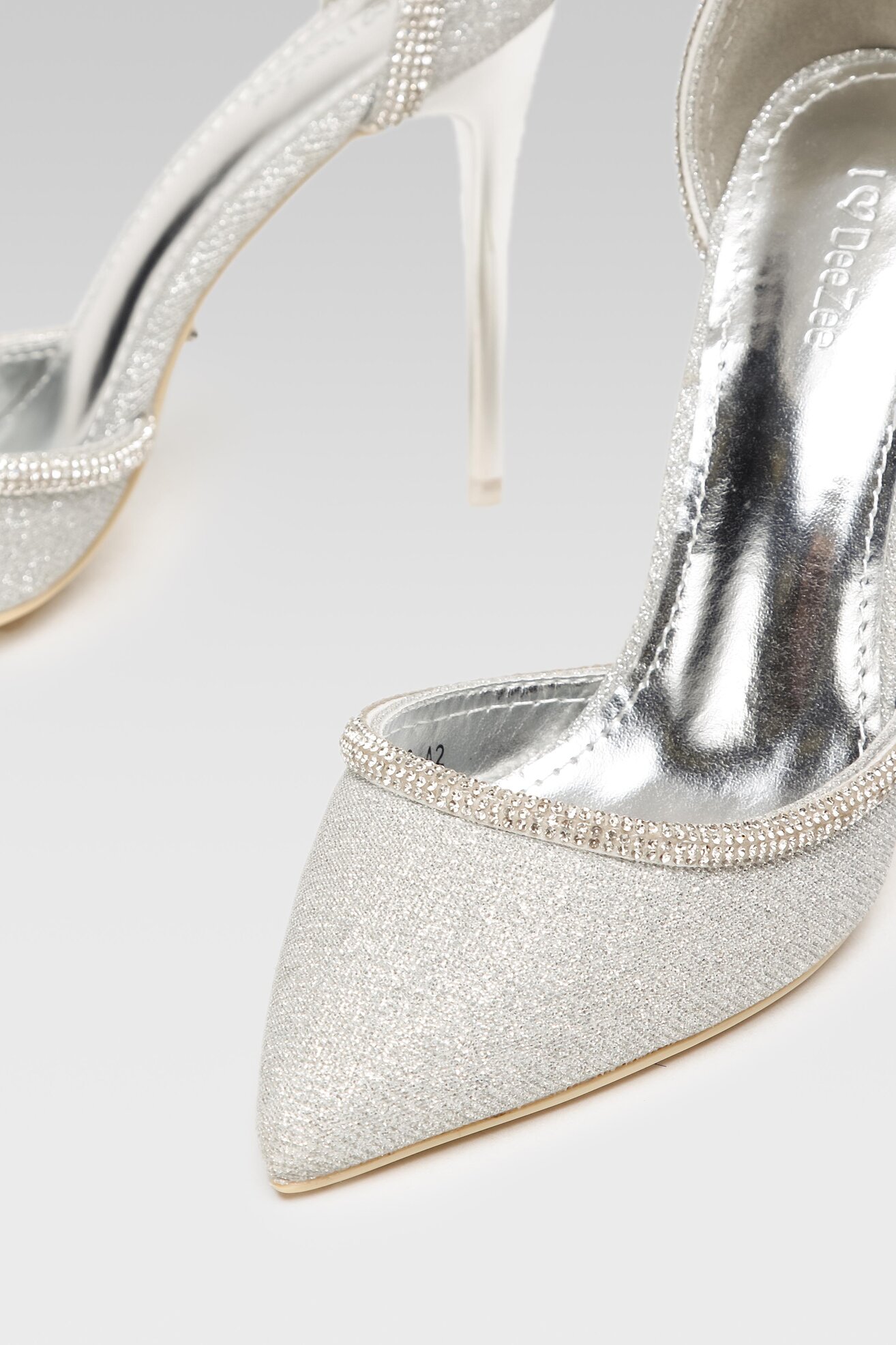 Czółenka DeeZee LAAB4503-A2 Srebrny