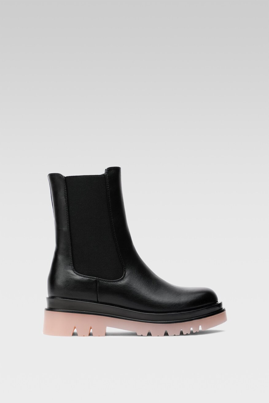 Jenny Fairy - Botki z kolorową podeszwą - 5904862184807