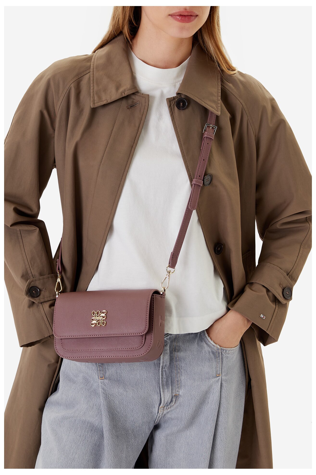 Kézitáska NINE WEST CEO-LAYLA-S241045 VILÁGOSLILA