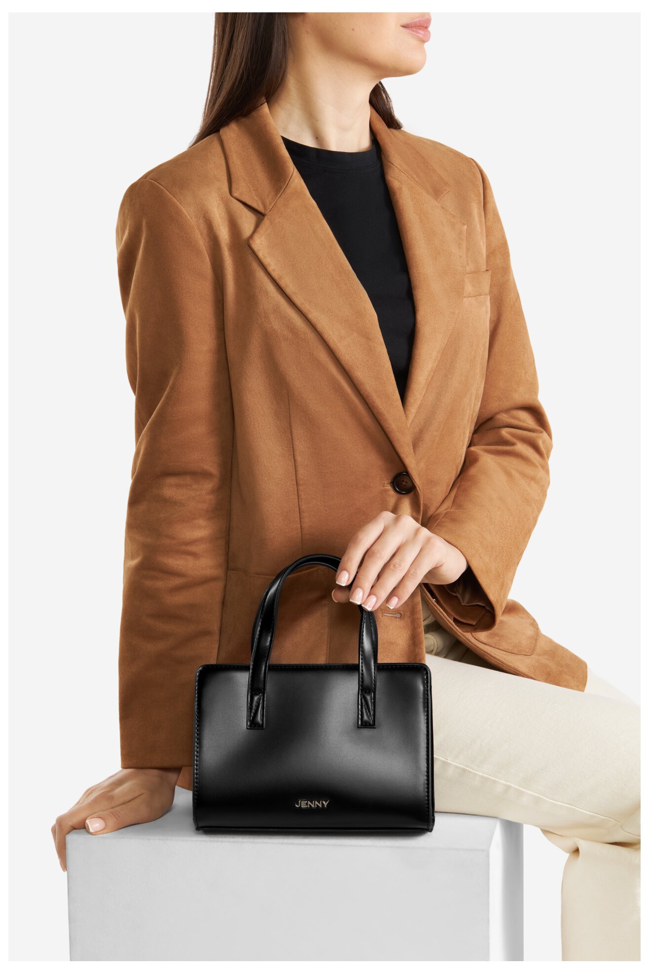 Geantă de mână Jenny JNY-M-006-07 NEGRU