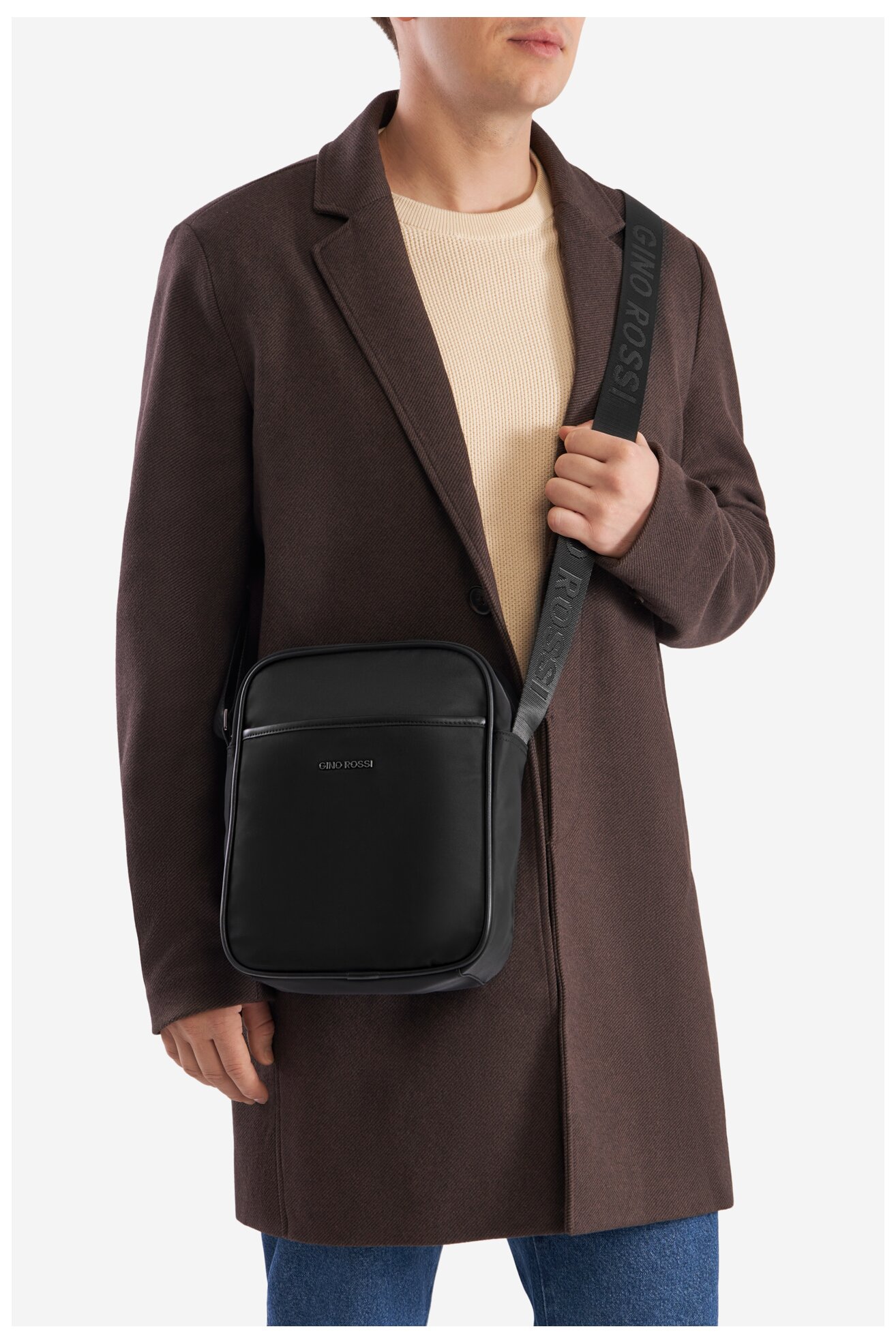 Torba męska Gino Rossi GIN-K-008-CCC-06 Czarny