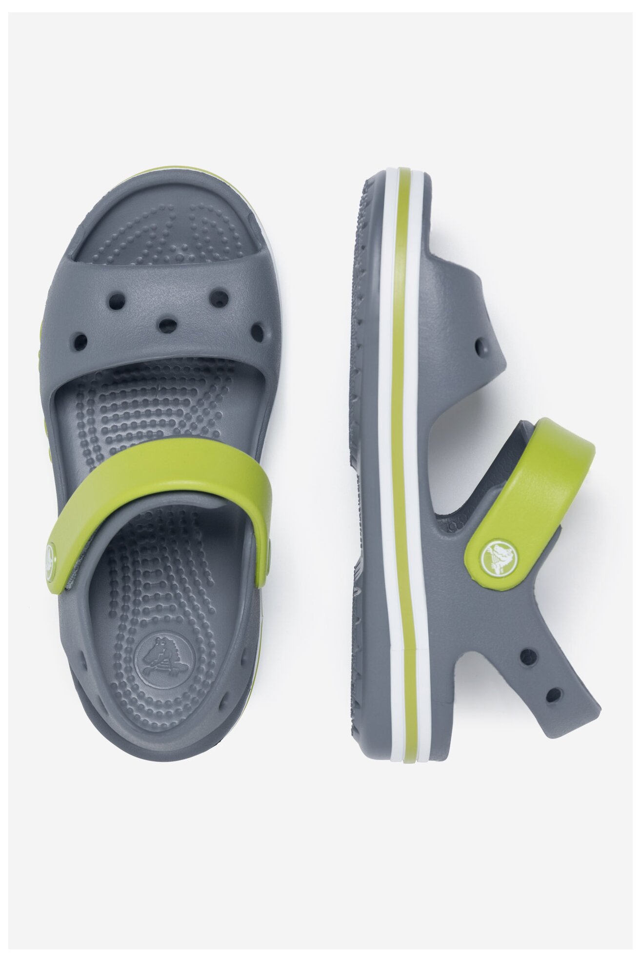 Sandały Crocs BAYABAND SANDAL K 205400-025 Szary