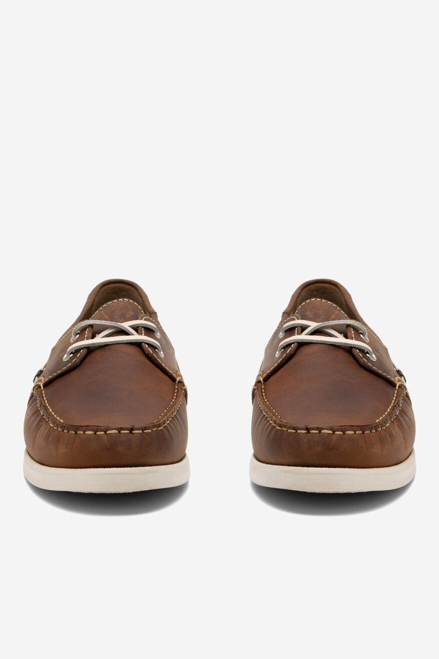 
                Gino Rossi - Skórzane półbuty brązowe - 5904862872483