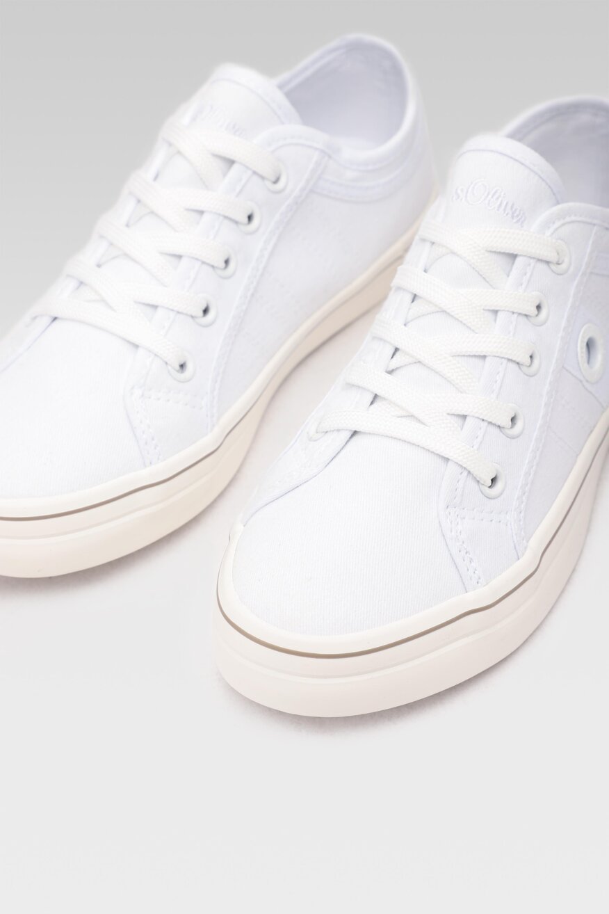 S.Oliver RED LABEL - Trampki pastelowe białe - 5903698333113