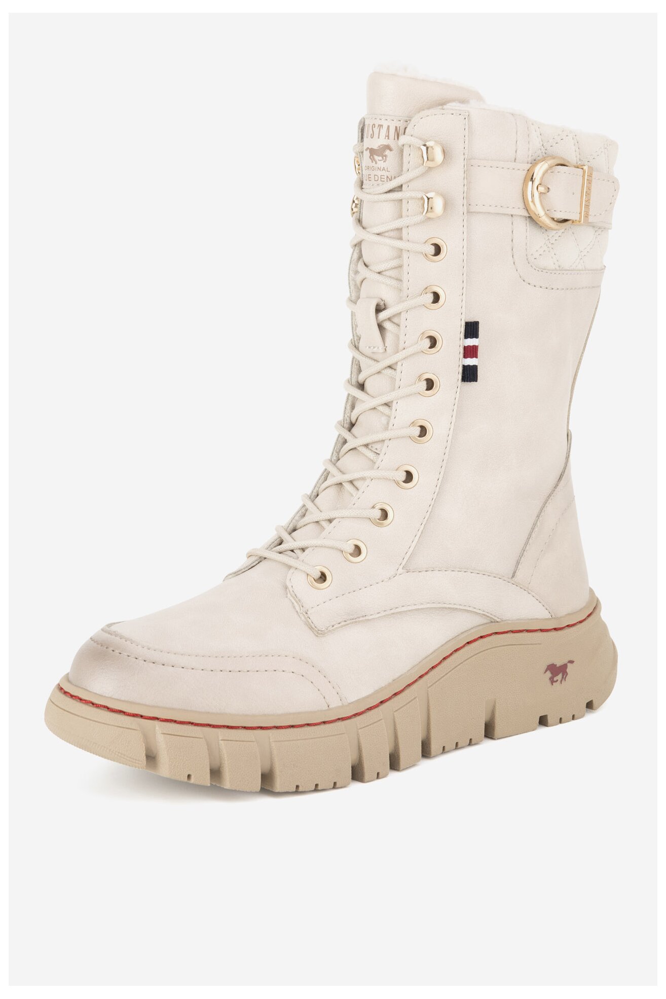 Боти Mustang 1499-605 БЯЛ